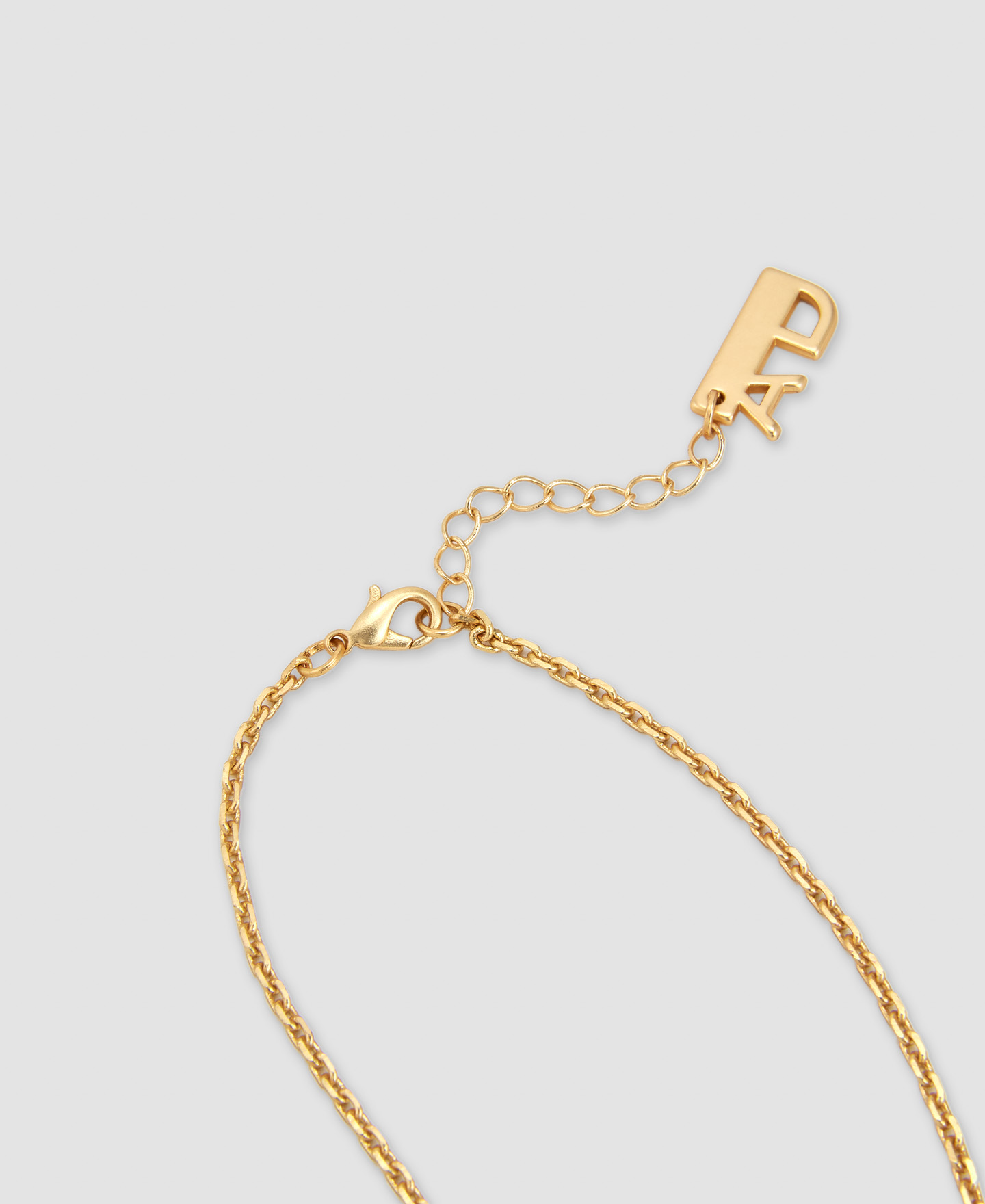 Zinc, brass and resine Pétalo necklace image number 2