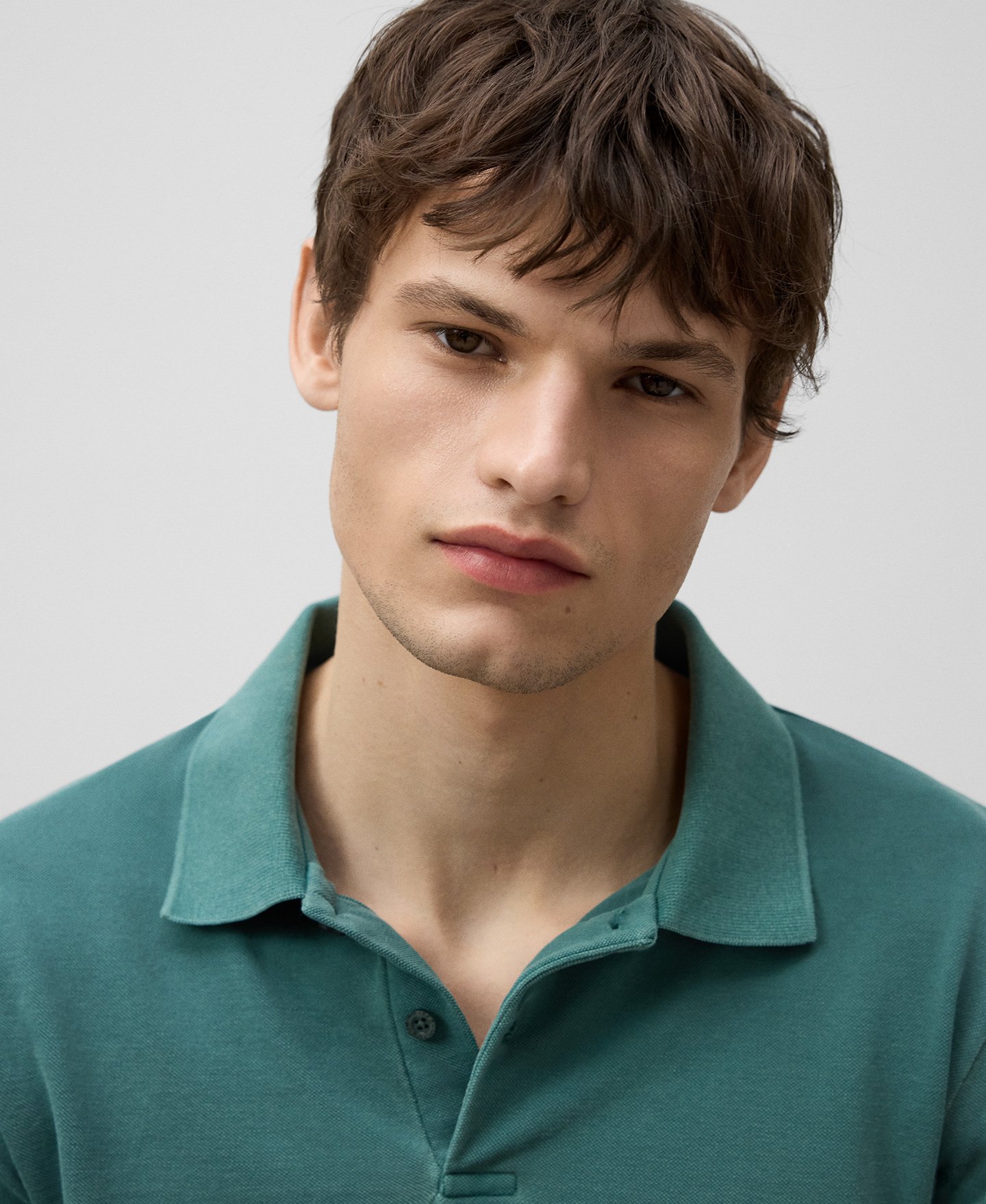 Polo regular fit piqué algodón hombre image number 3