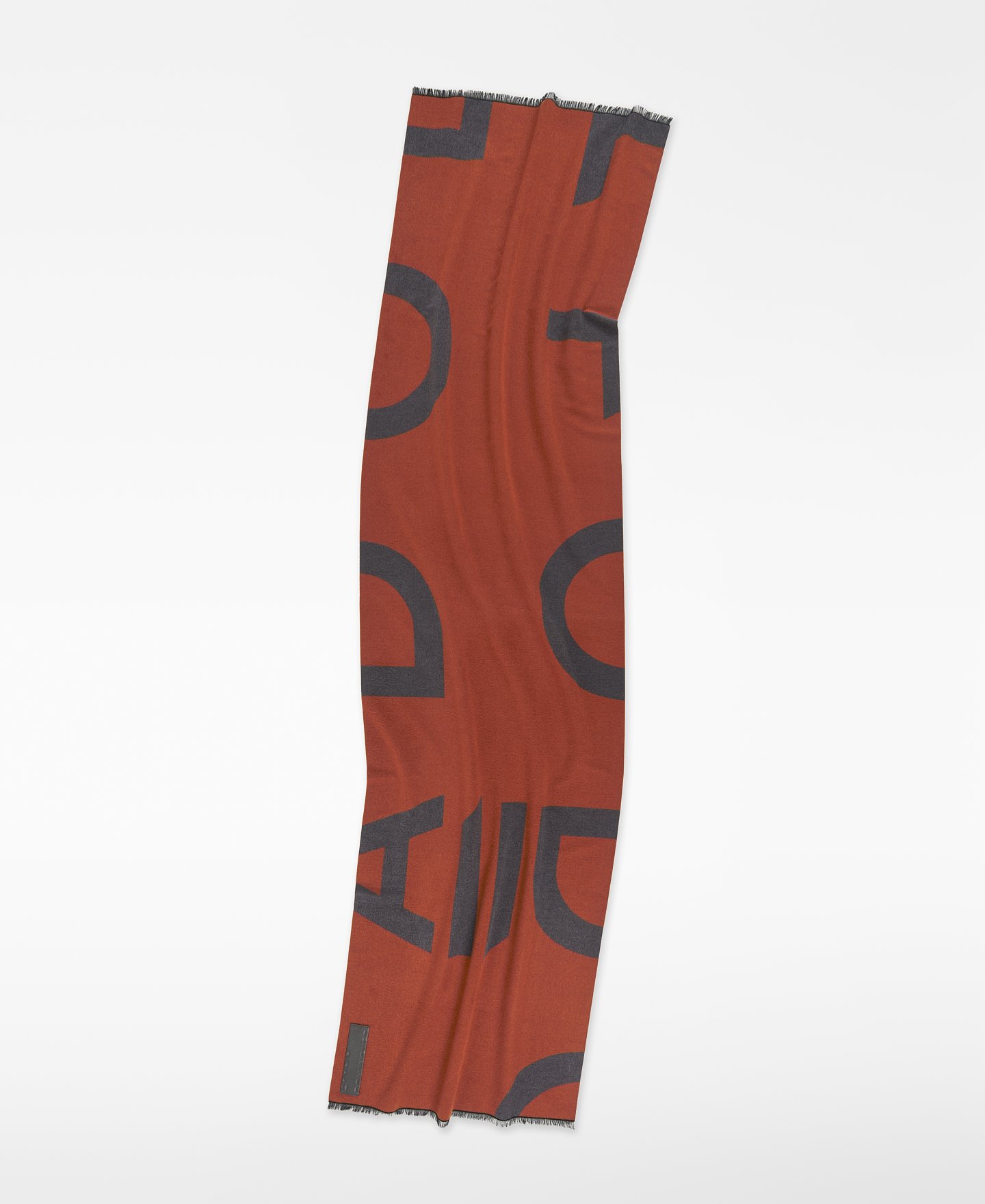 Bufanda bicolor maxi logo jacquard mujer image number 1