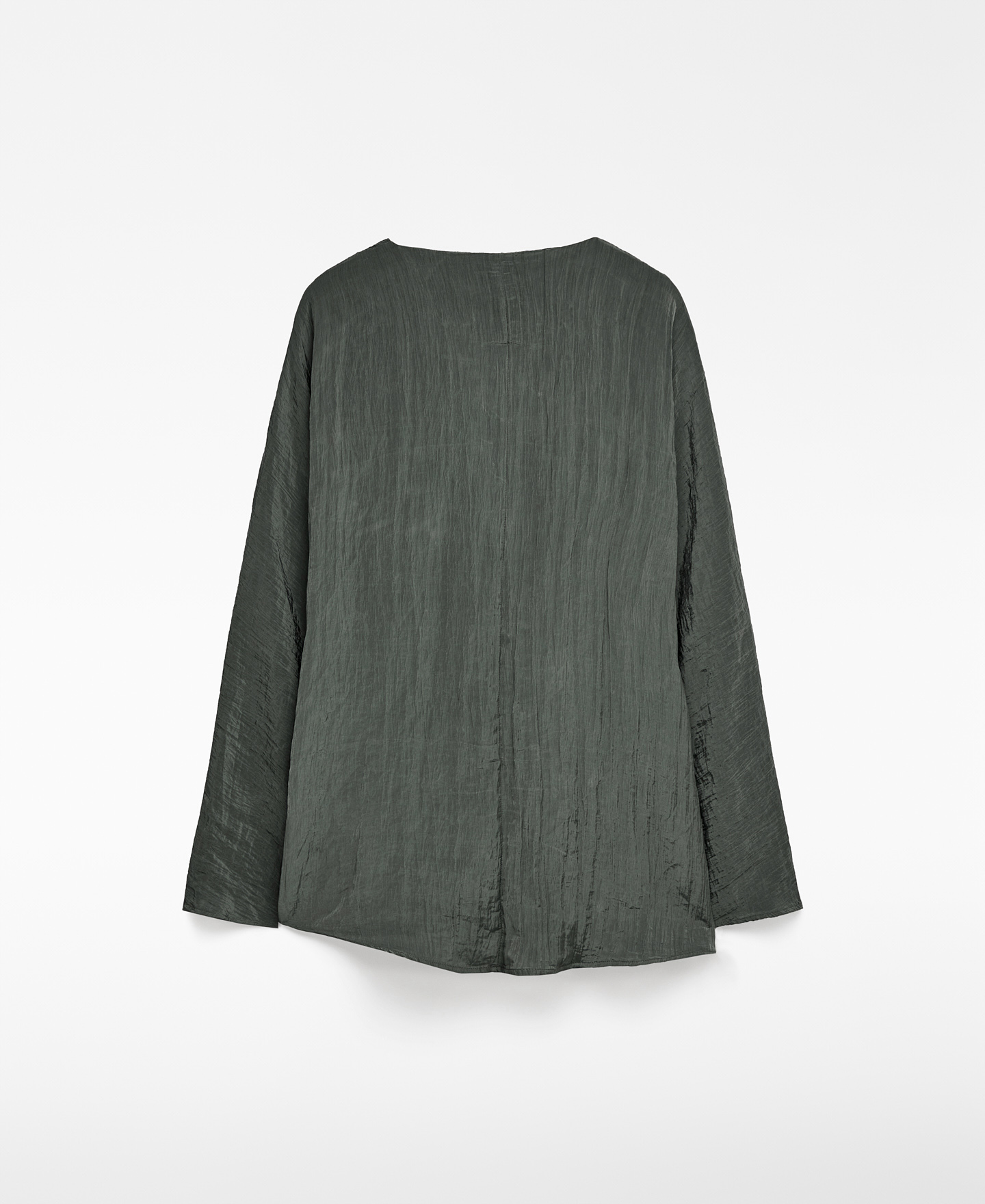 Recycled polyester wrap-over blouse woma image number 5