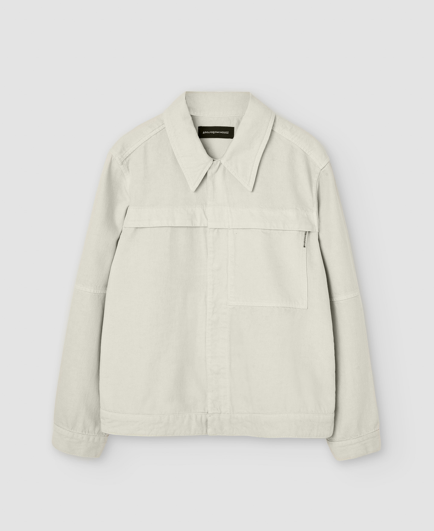 Veste trucker en toile de coton image number 5