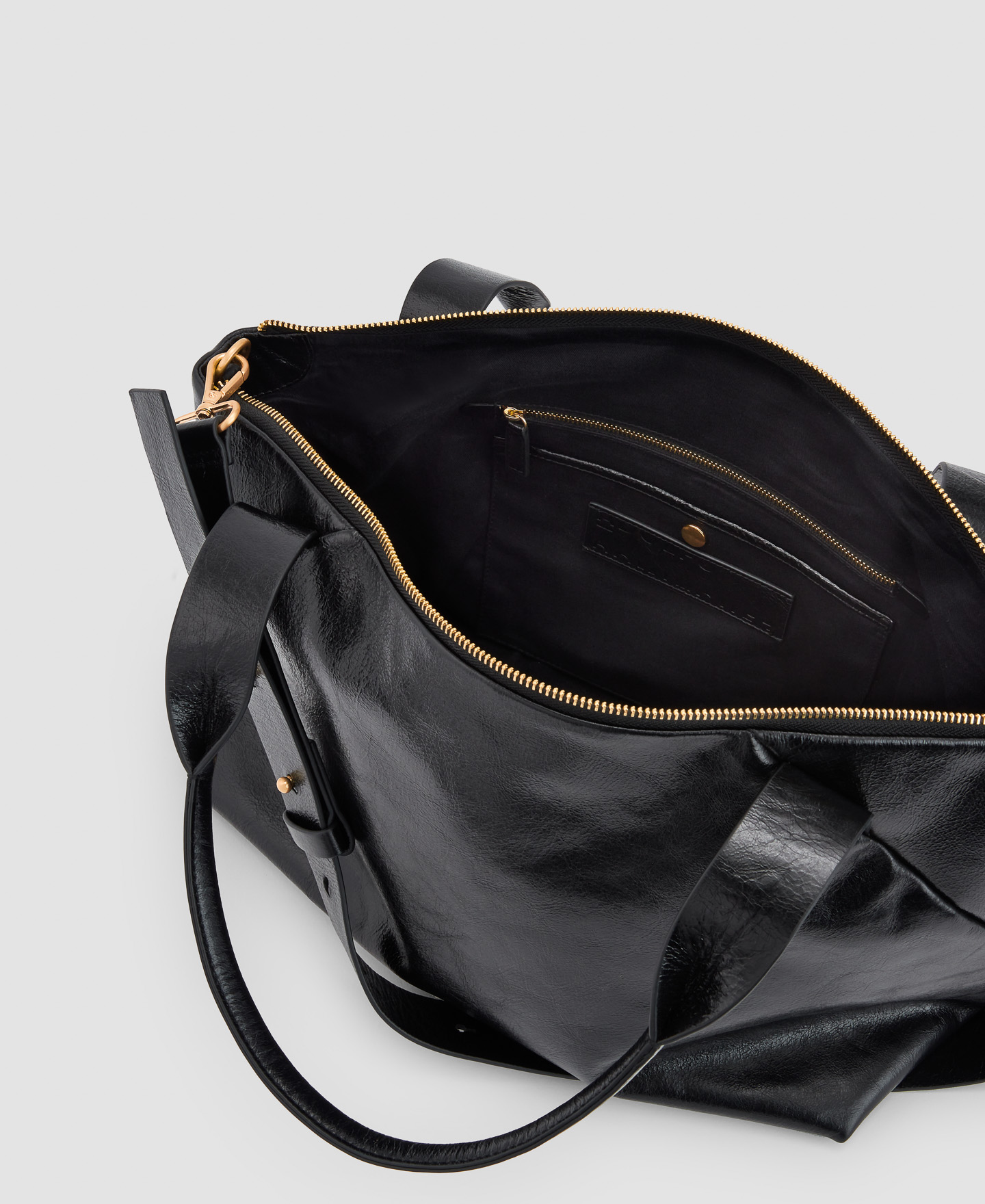 Bolso de mano en piel responsable image number 2