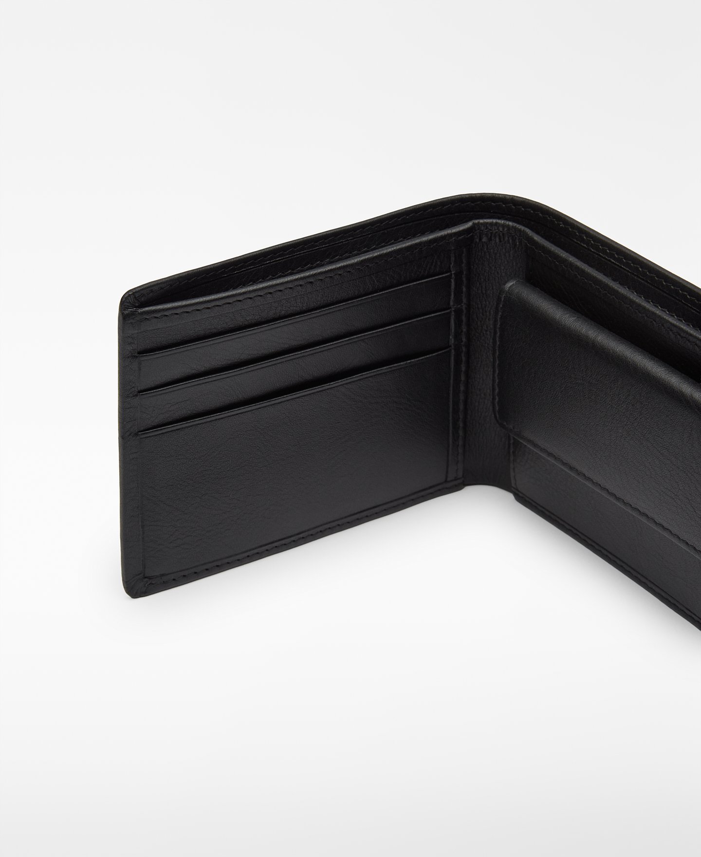 Leather fold-out wallet image number 2