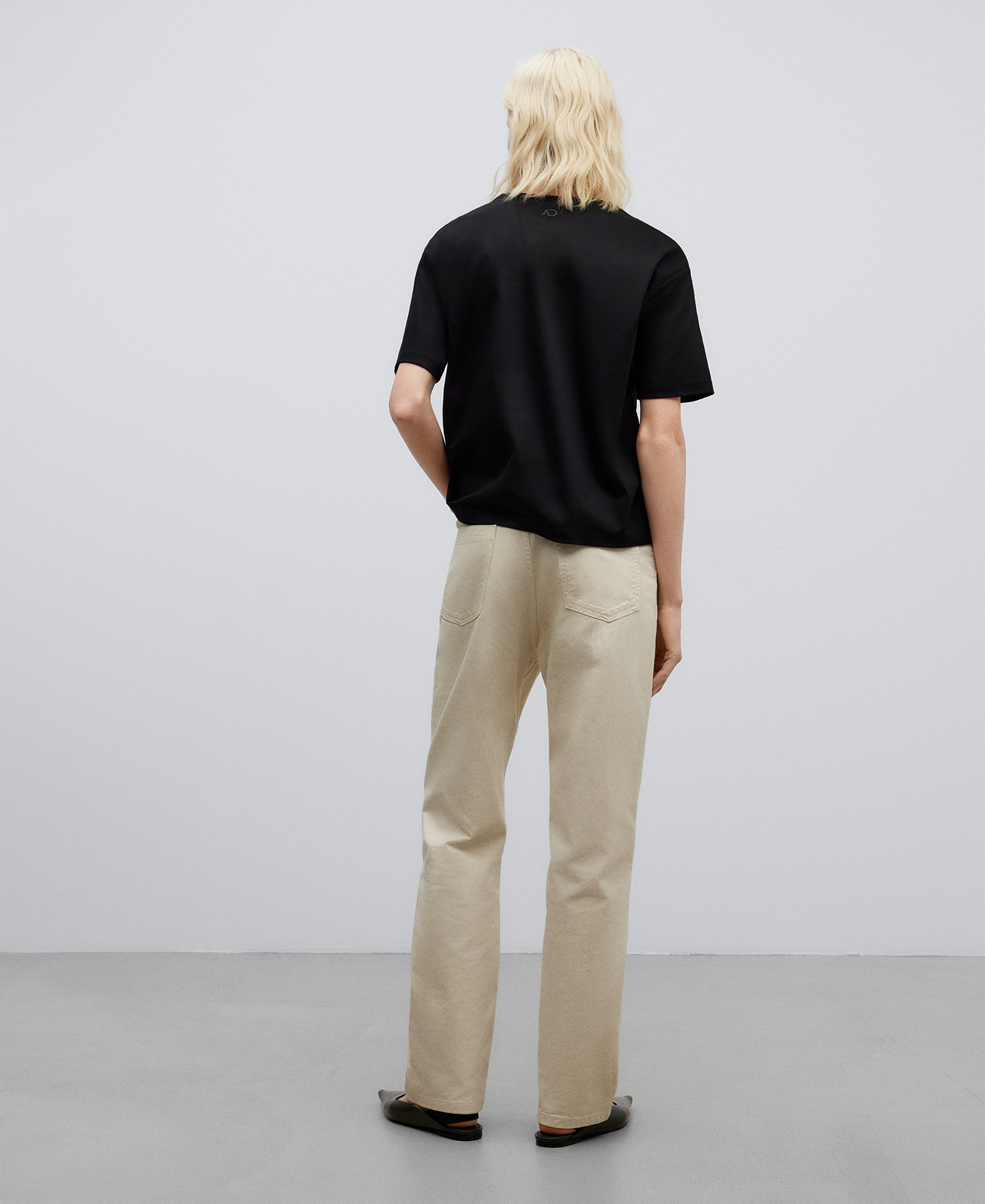 Crew collar T-shirt woman image number 2
