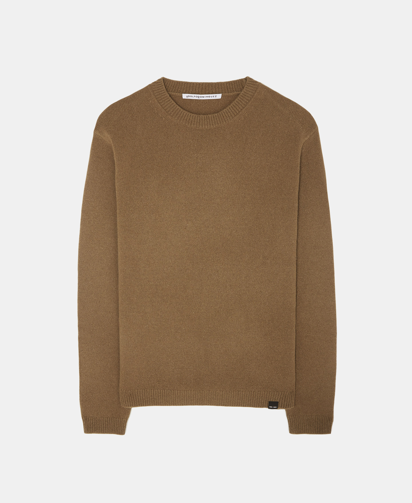 Merino wool crew neck sweater image number 4