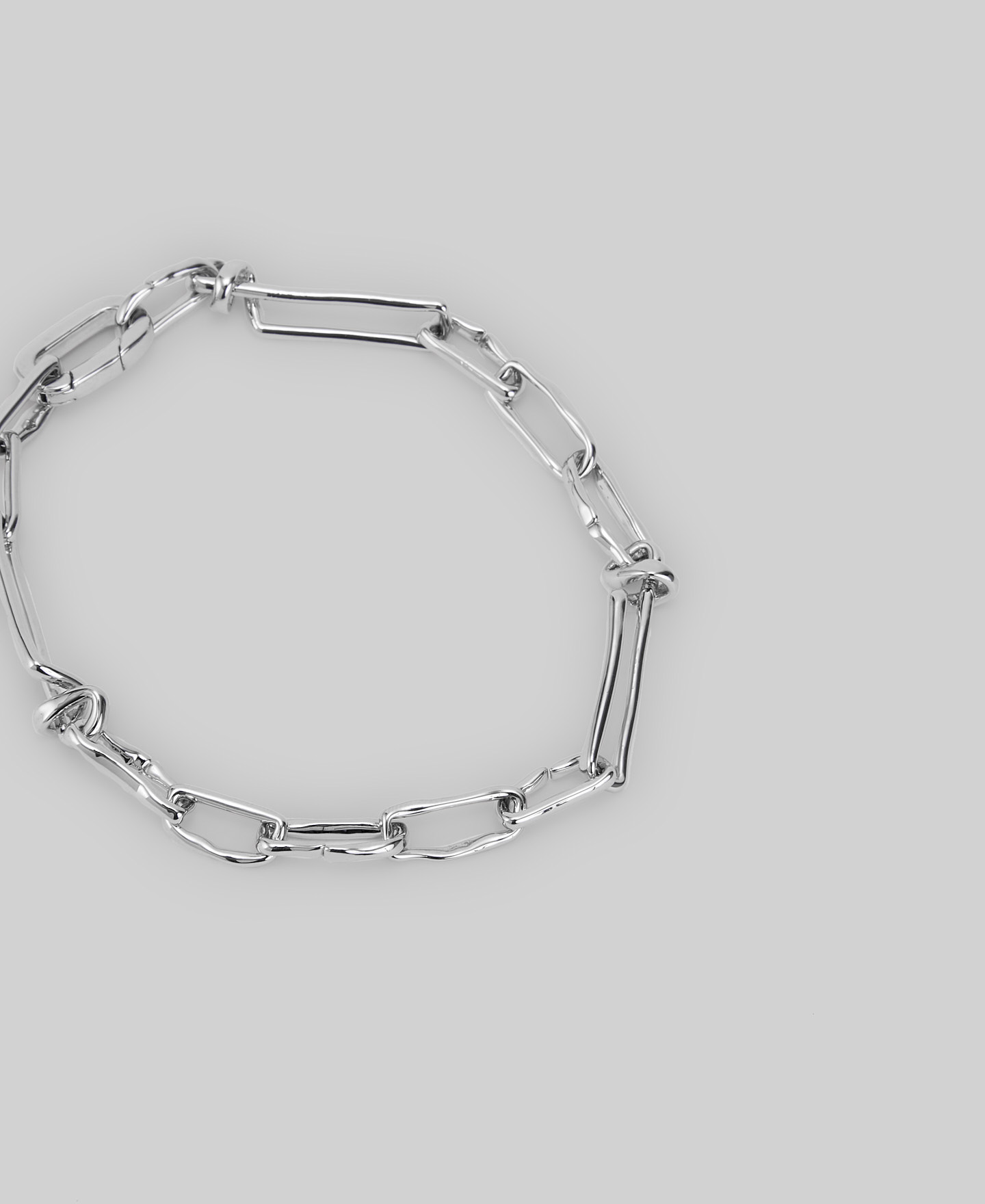 Pulsera eslabones irregulares mujer image number 1