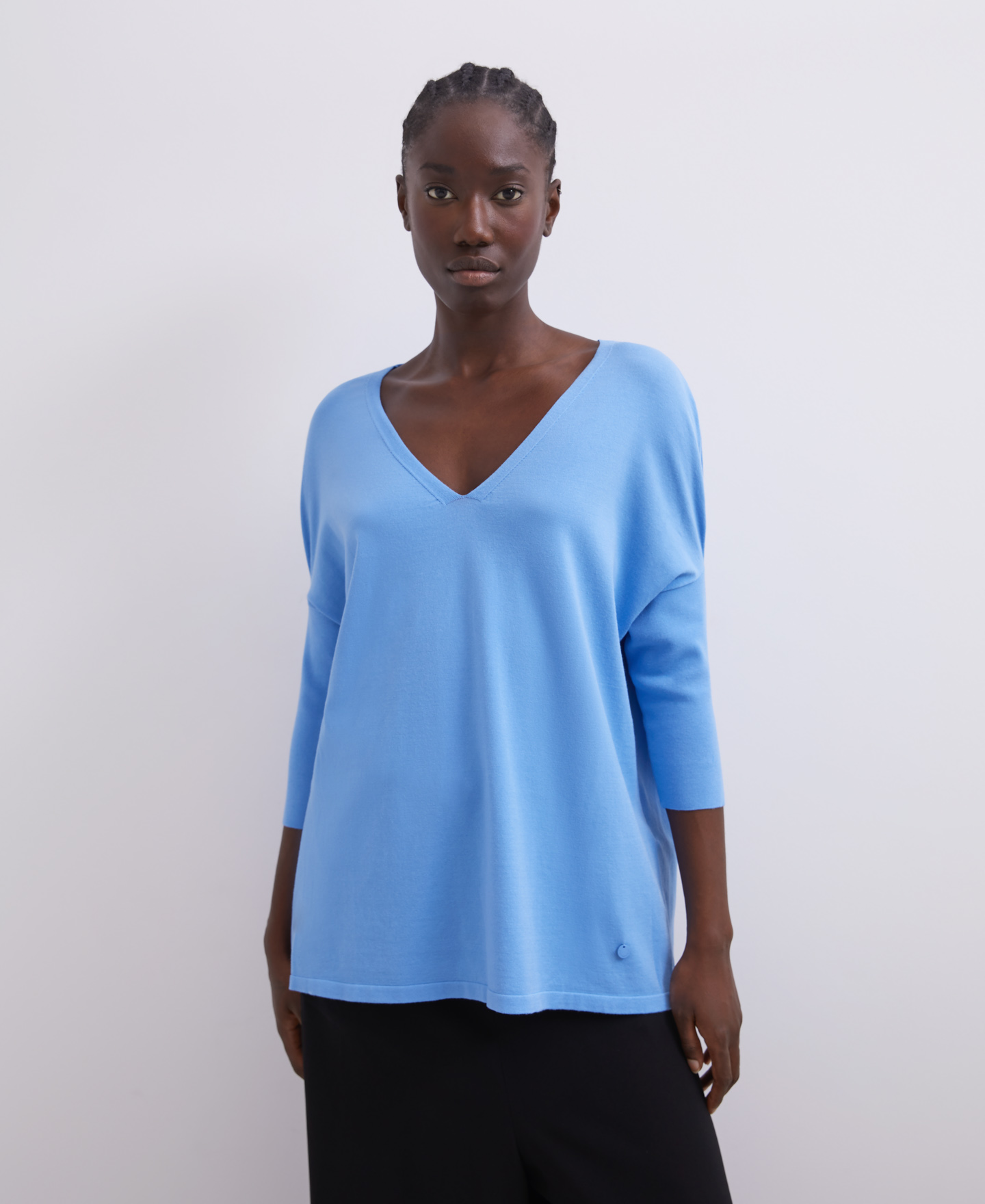 Jersey viscosa cuello pico image number 1