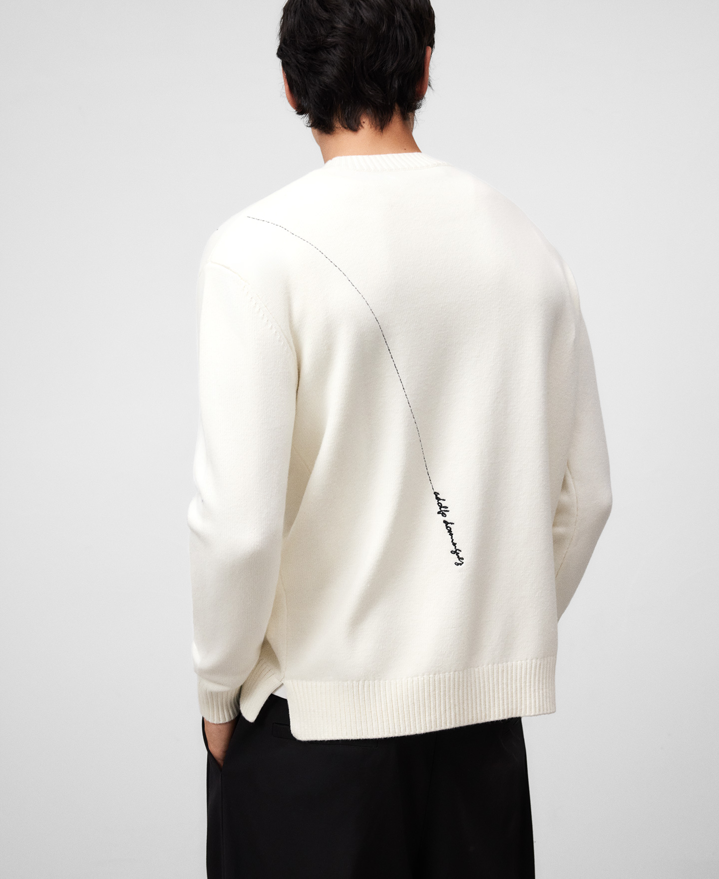 Embroidered sweater man image number 2