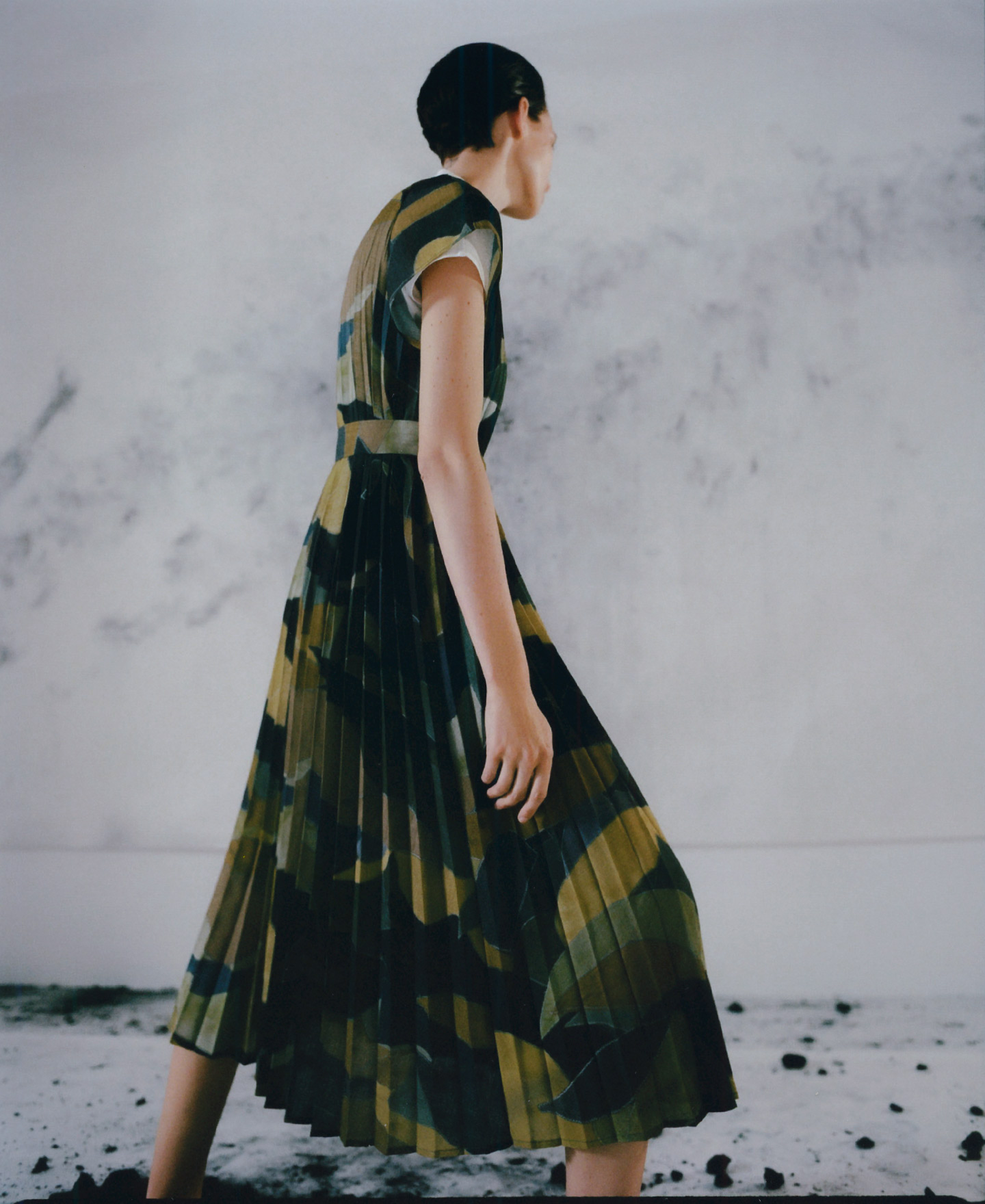 Print midi dress image number 3