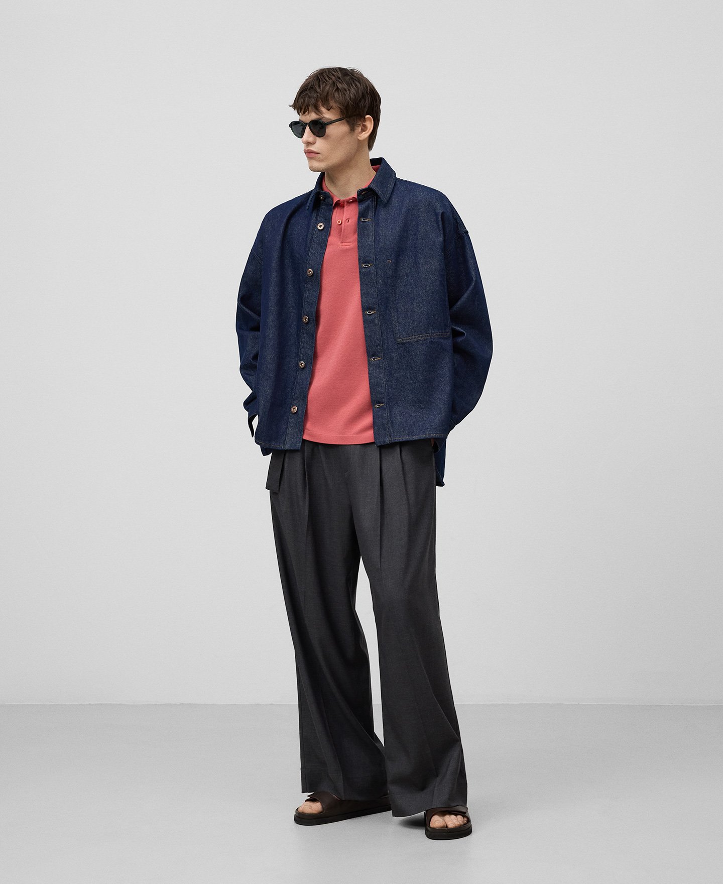 Polo regular fit piqué algodón hombre image number 1