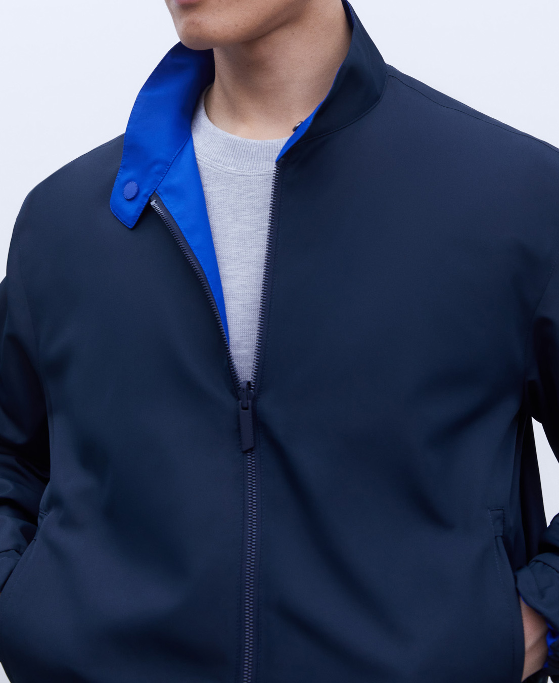 Blusão harrington reversível image number 4