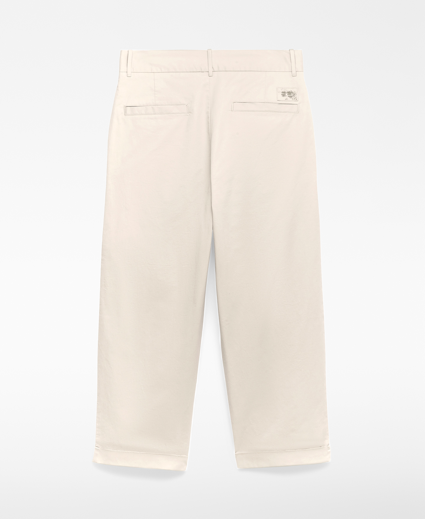 Straight pleated trousers man image number 5