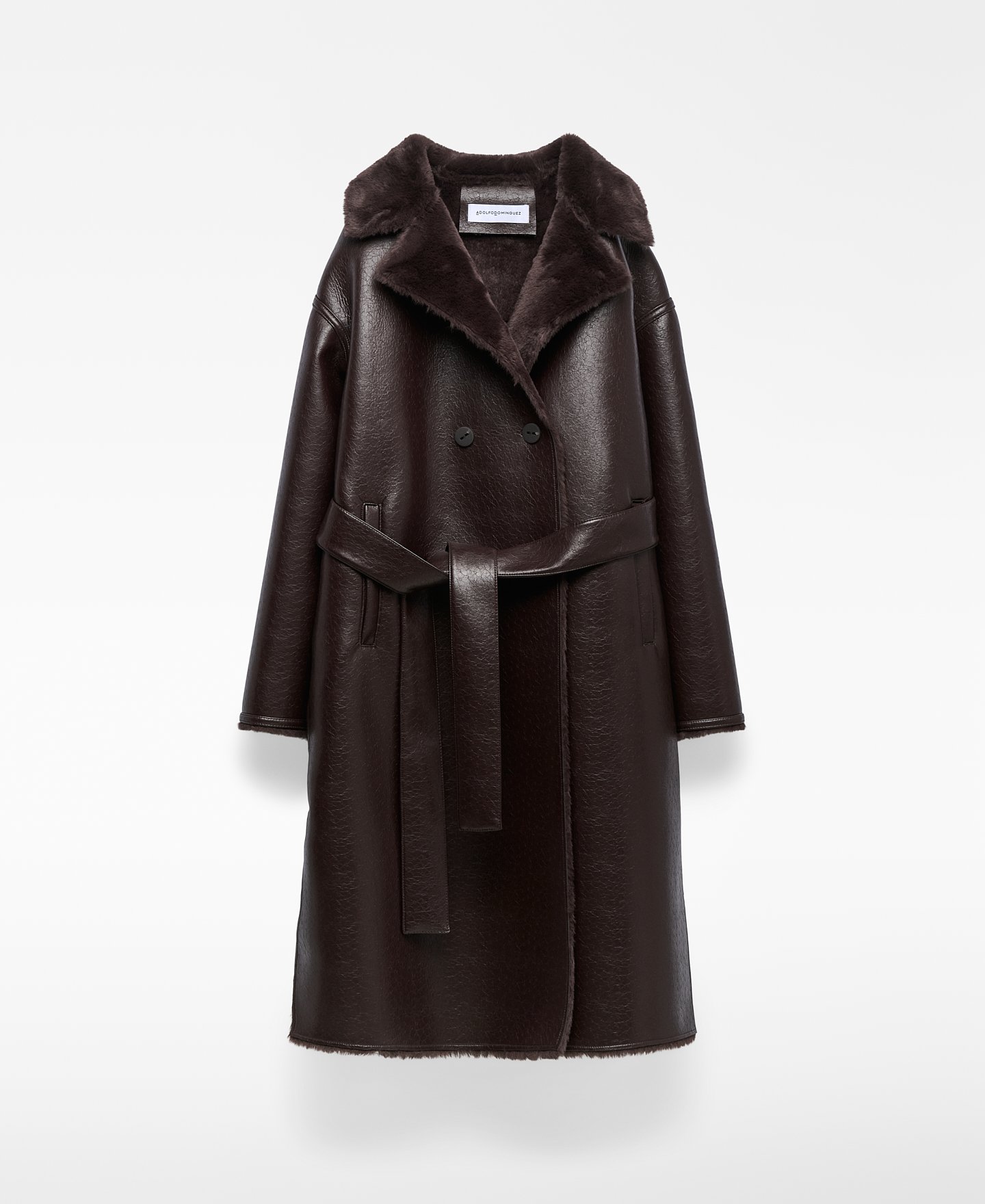 Non-Leather double-faced coat woman image number 4