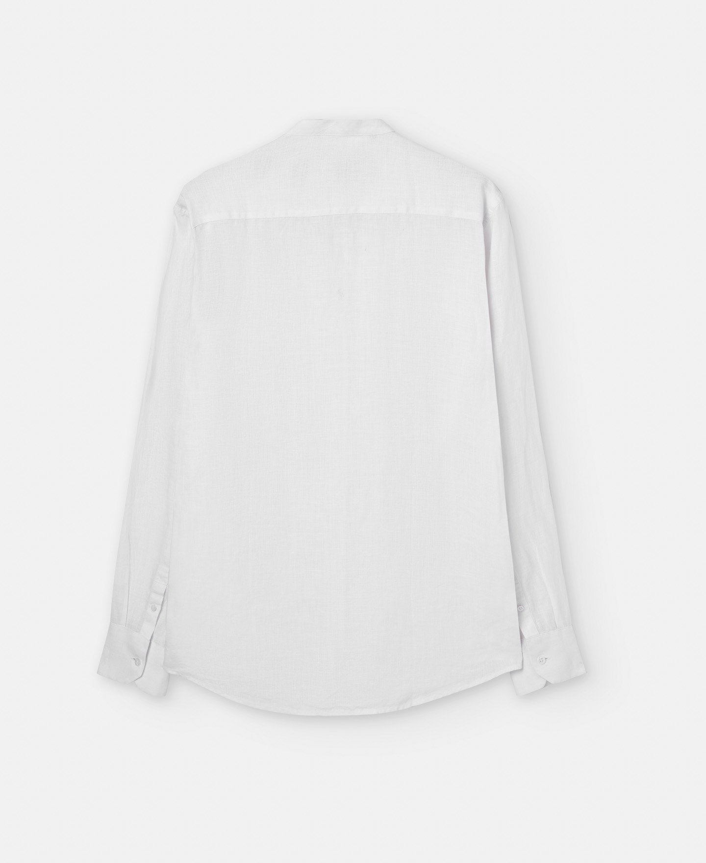 Mao collar linen shirt image number 5