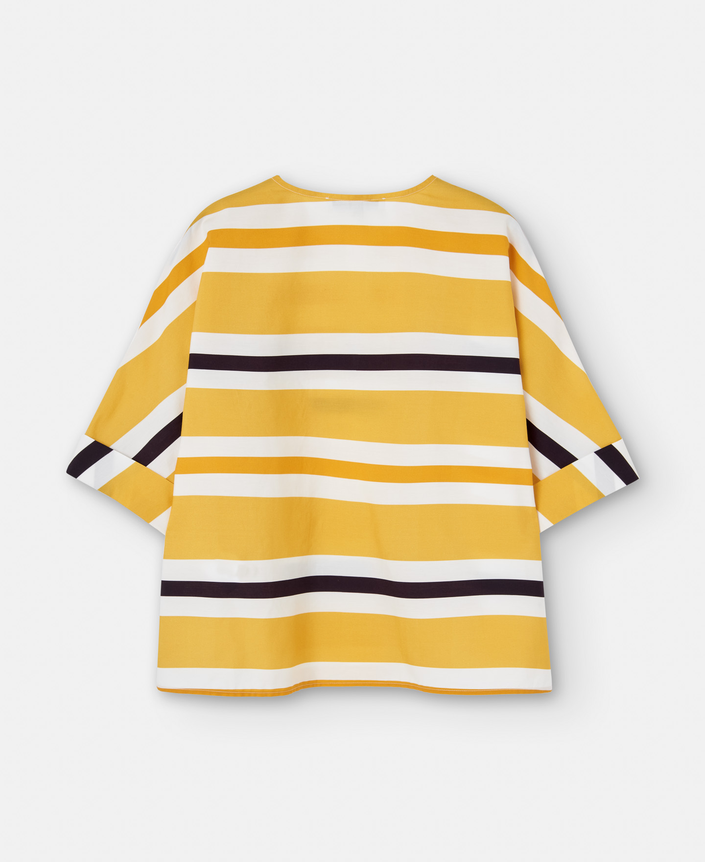 Striped cotton blouse image number 1