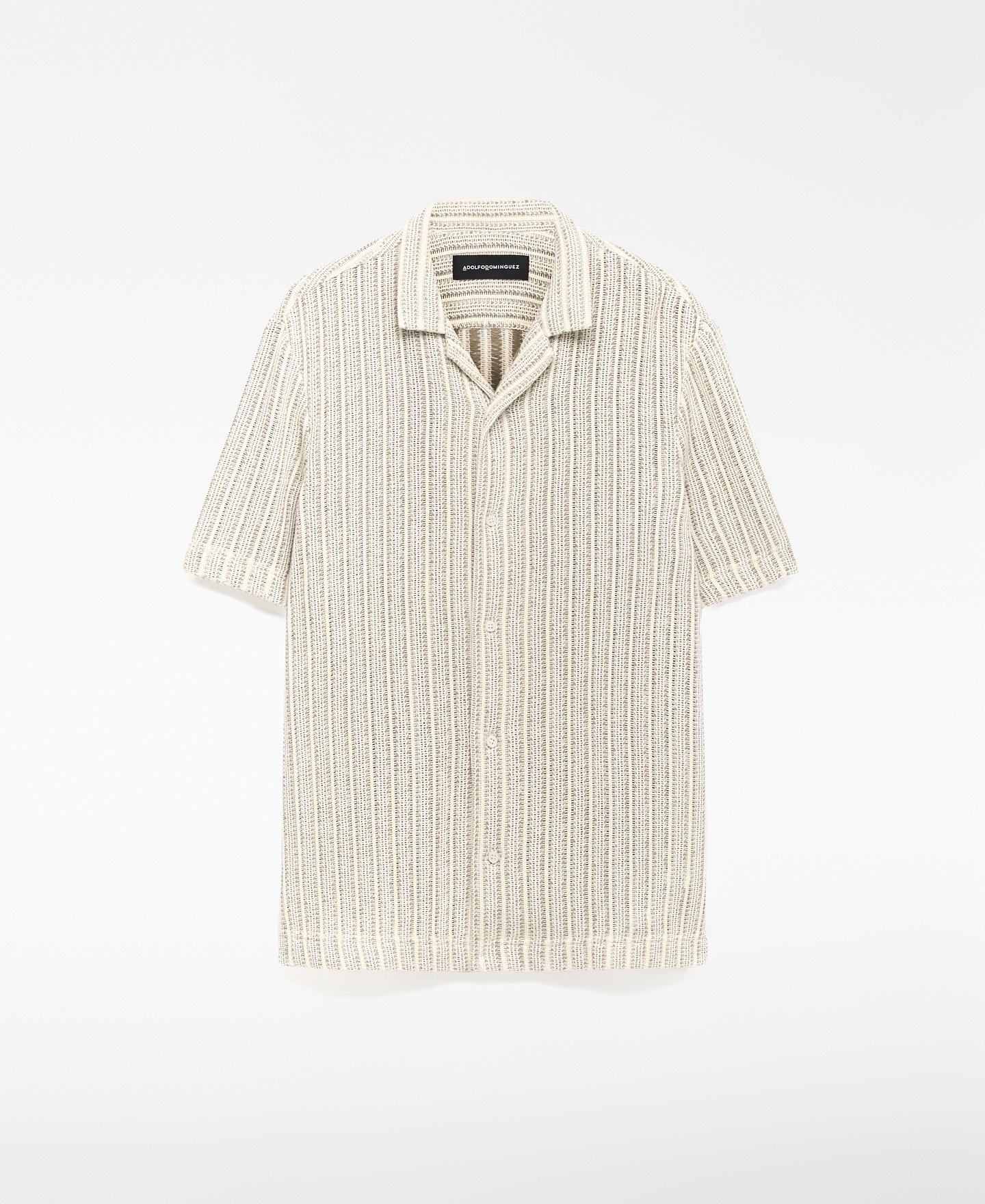 Bowling collar structured shirt man image number 6