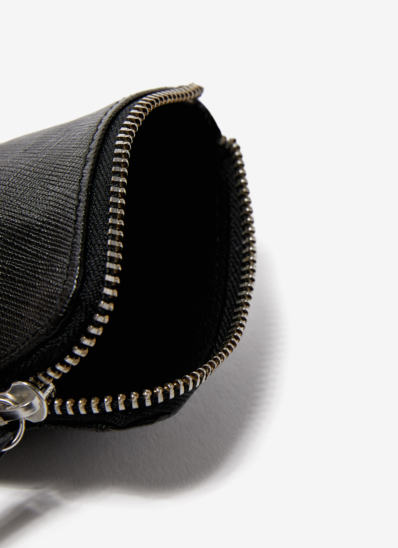 Saffiano leather rectangular coin holder image number 1