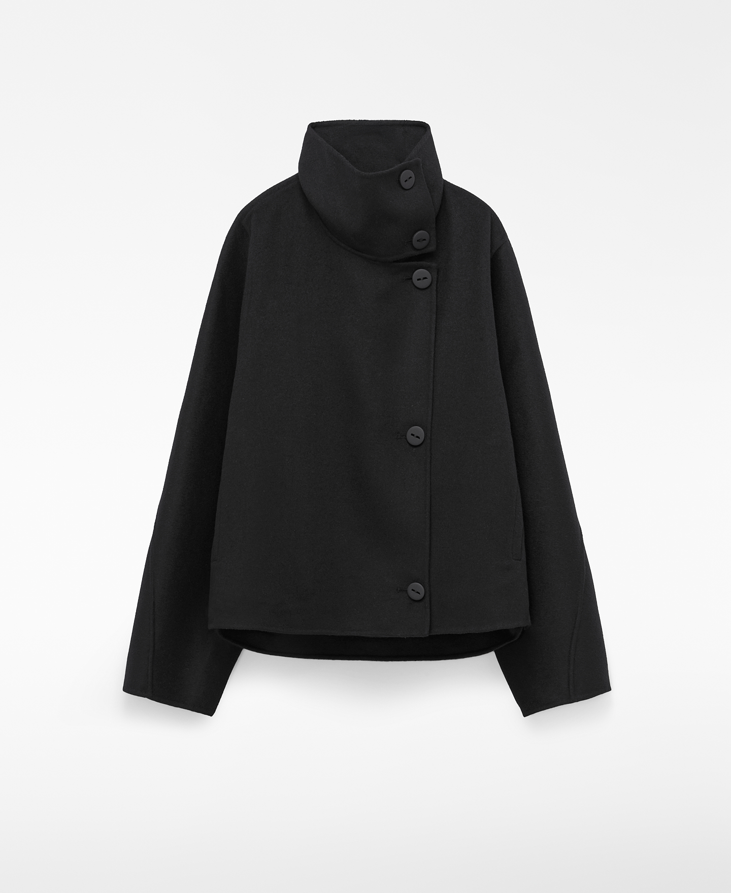 Short cross-front coat image number 6