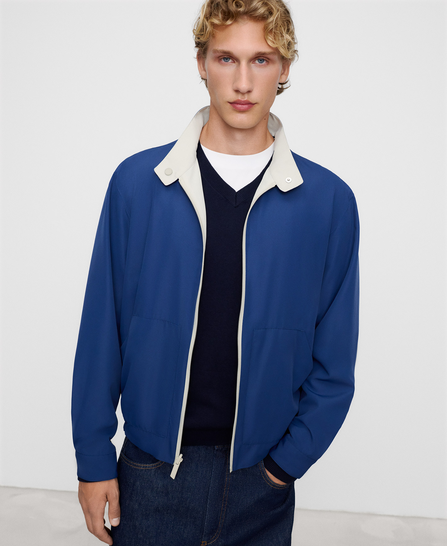 Nylon reversible jacket image number 0