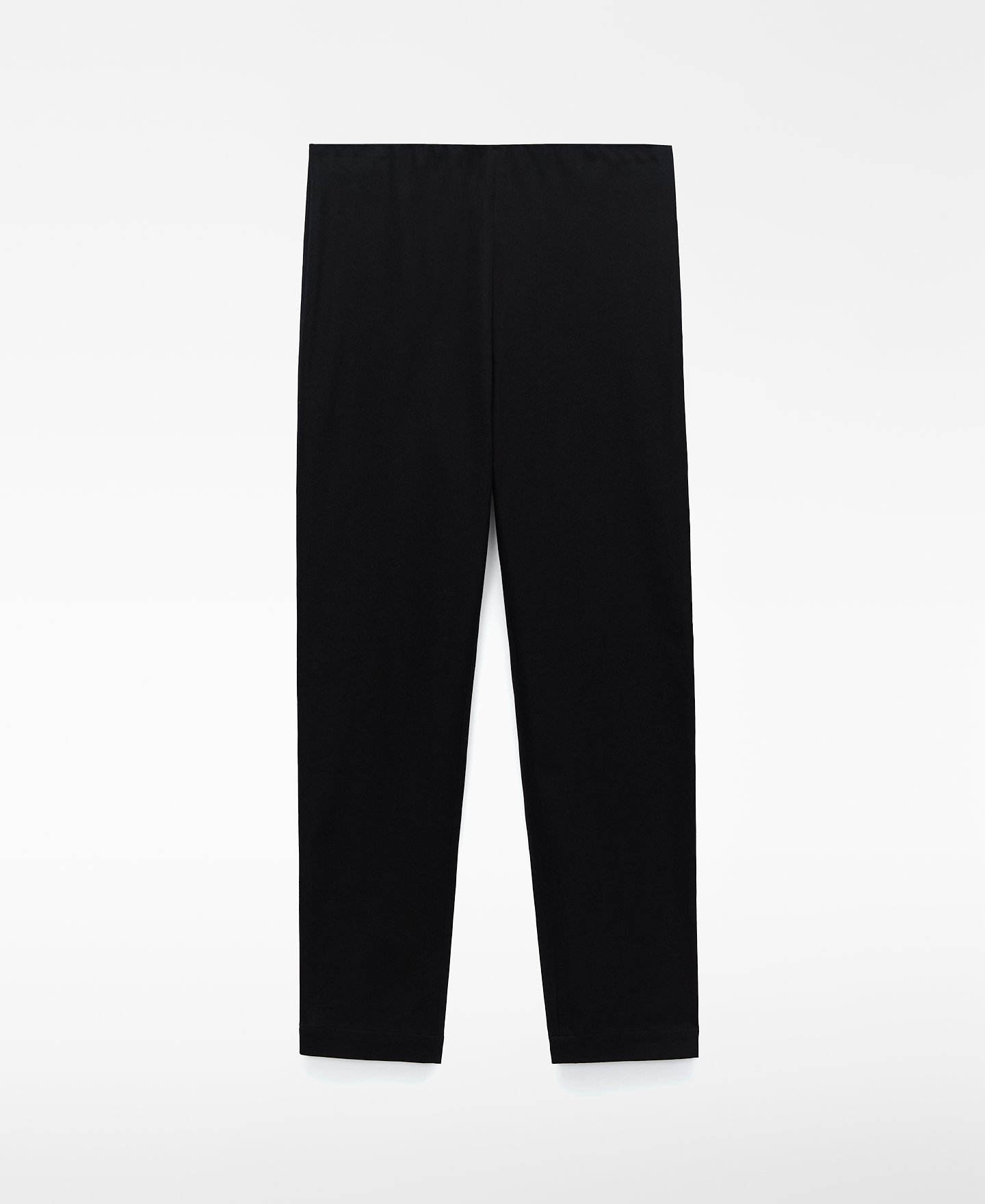 Ankle-length slim fit trousers image number 4