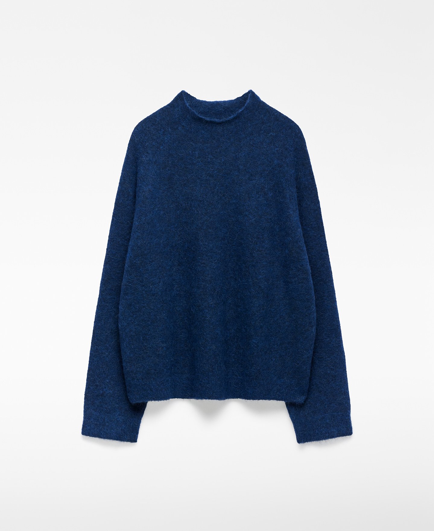 Jersey punto cuello chimenea mujer image number 4