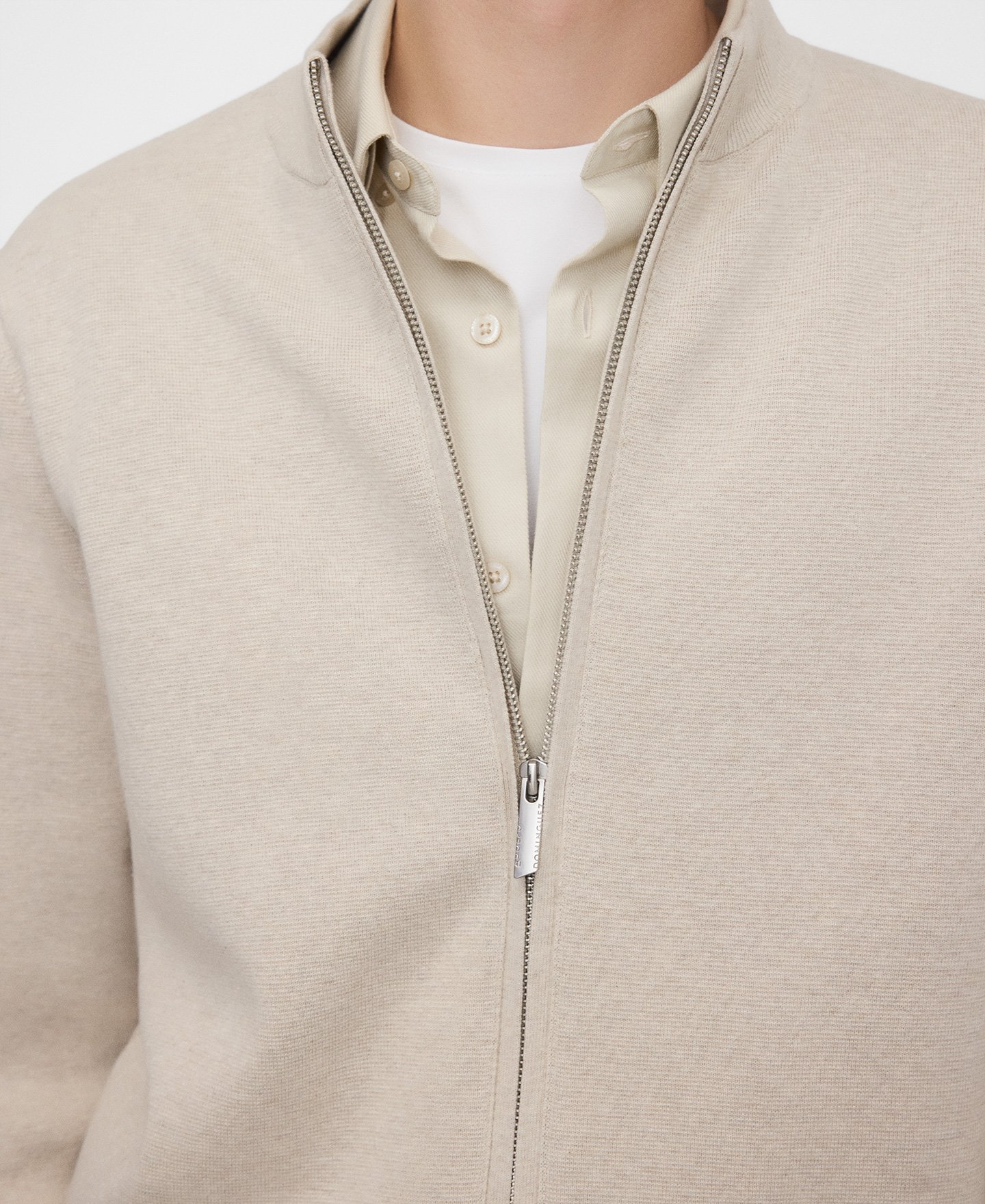 Cárdigan punto cremallera hombre image number 3