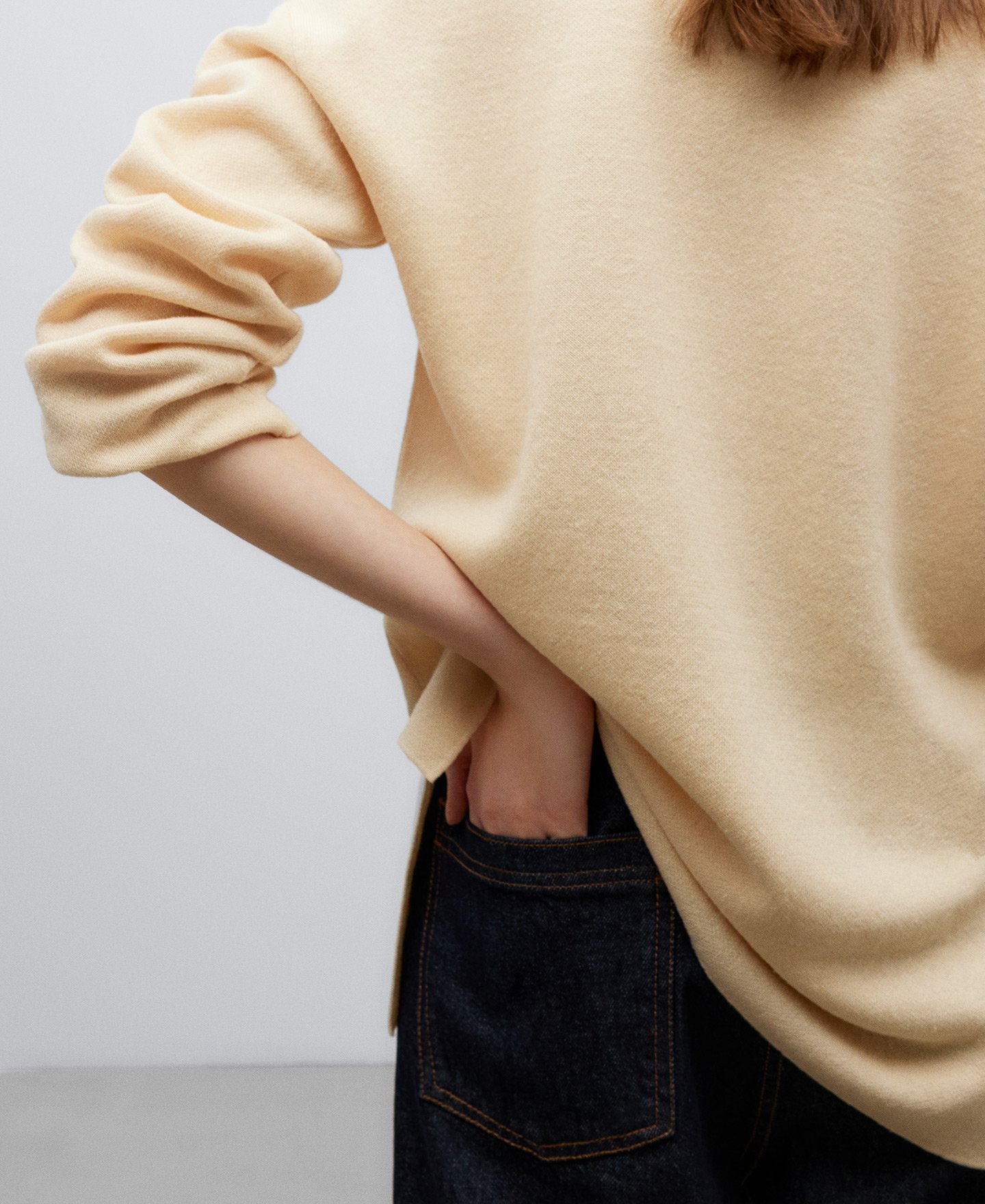 Jersey punto doble frontura mujer image number 3