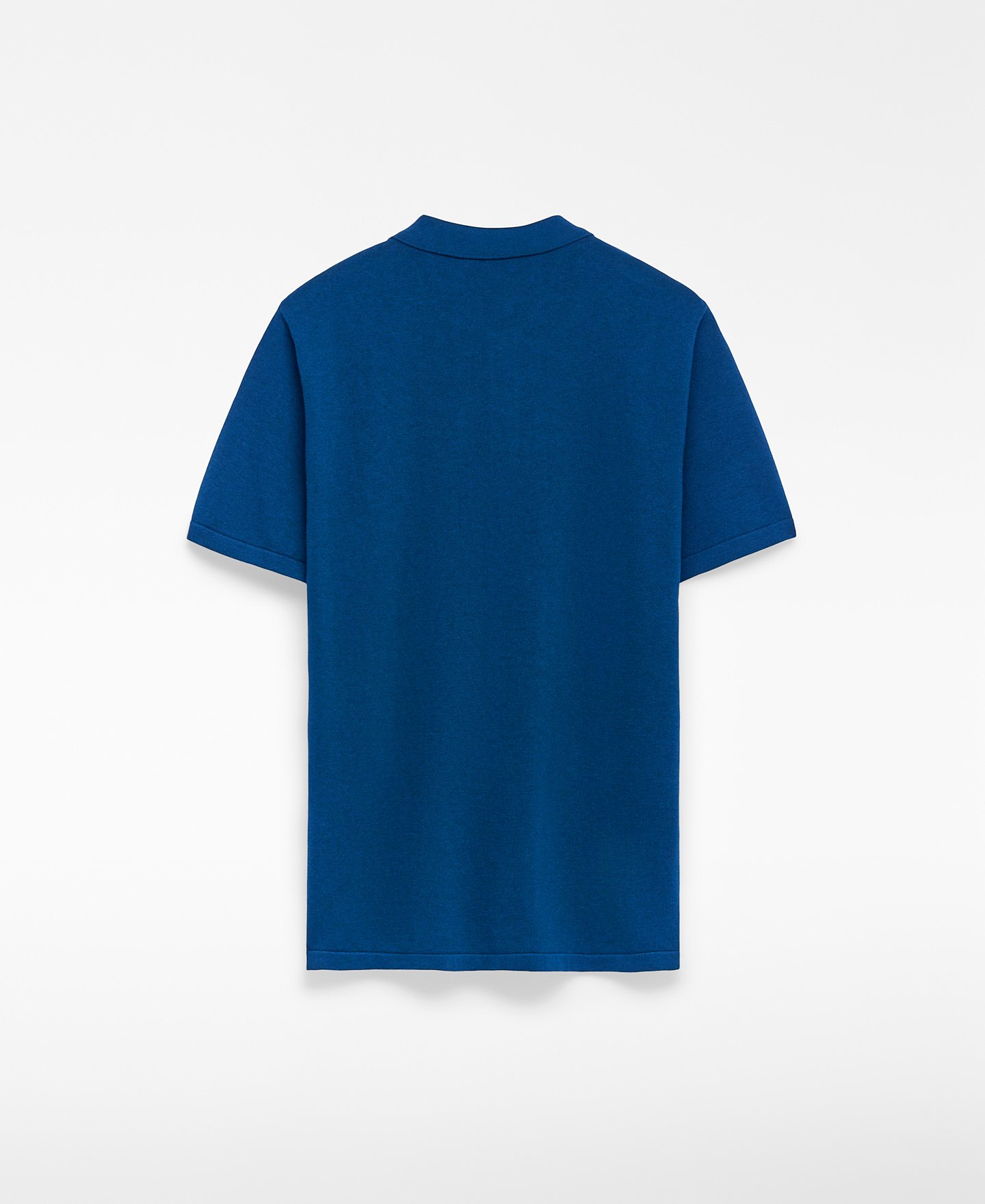 Regular fit heather polo shirt man image number 5
