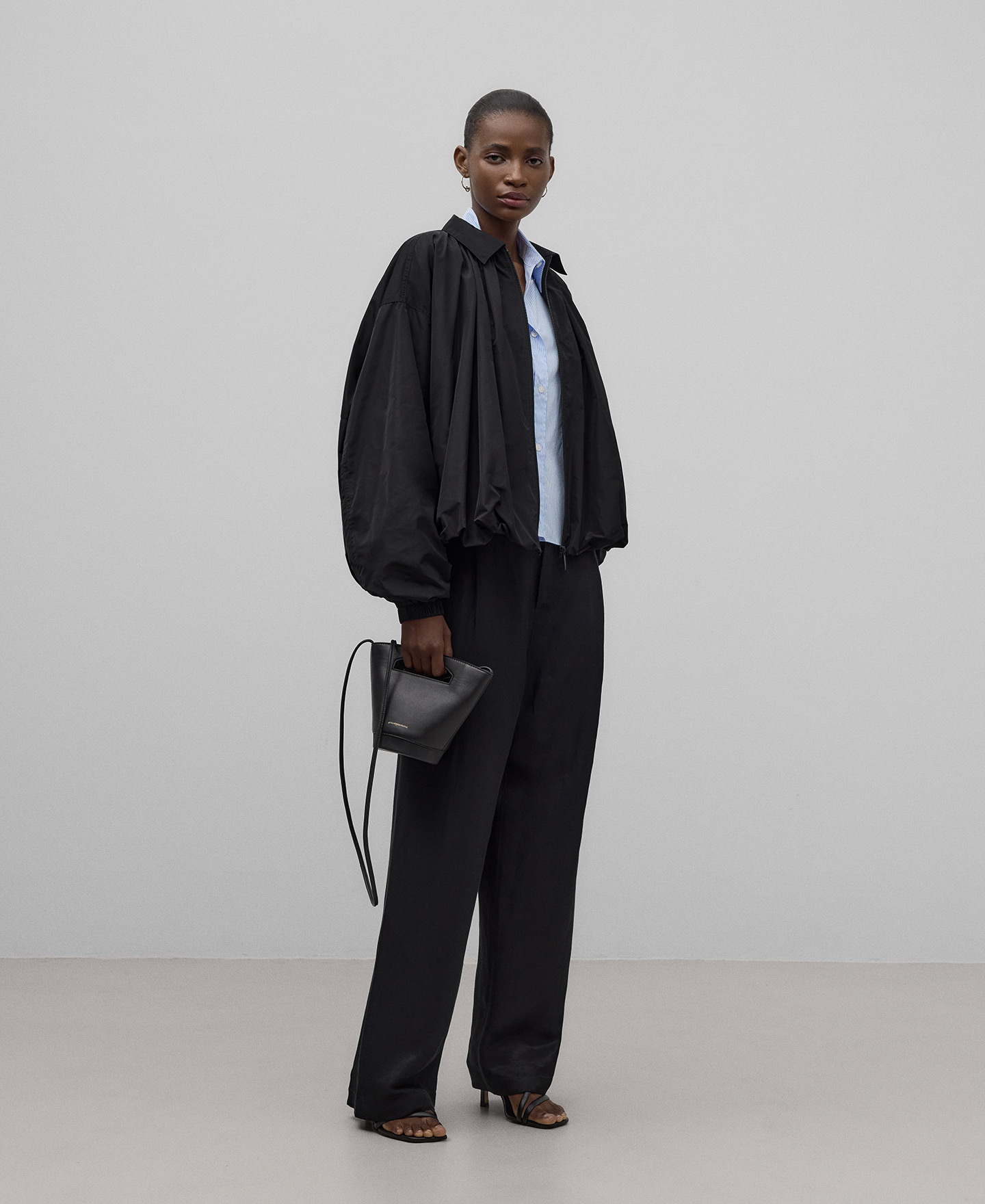 Ruched bomber jacket woman image number 1