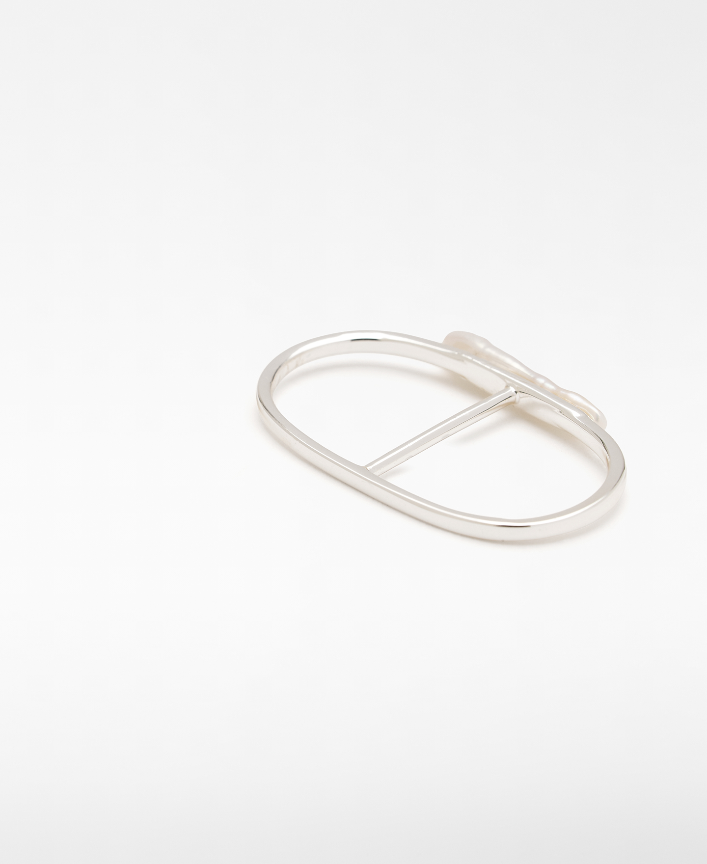 Anillo doble perla alargada image number 2