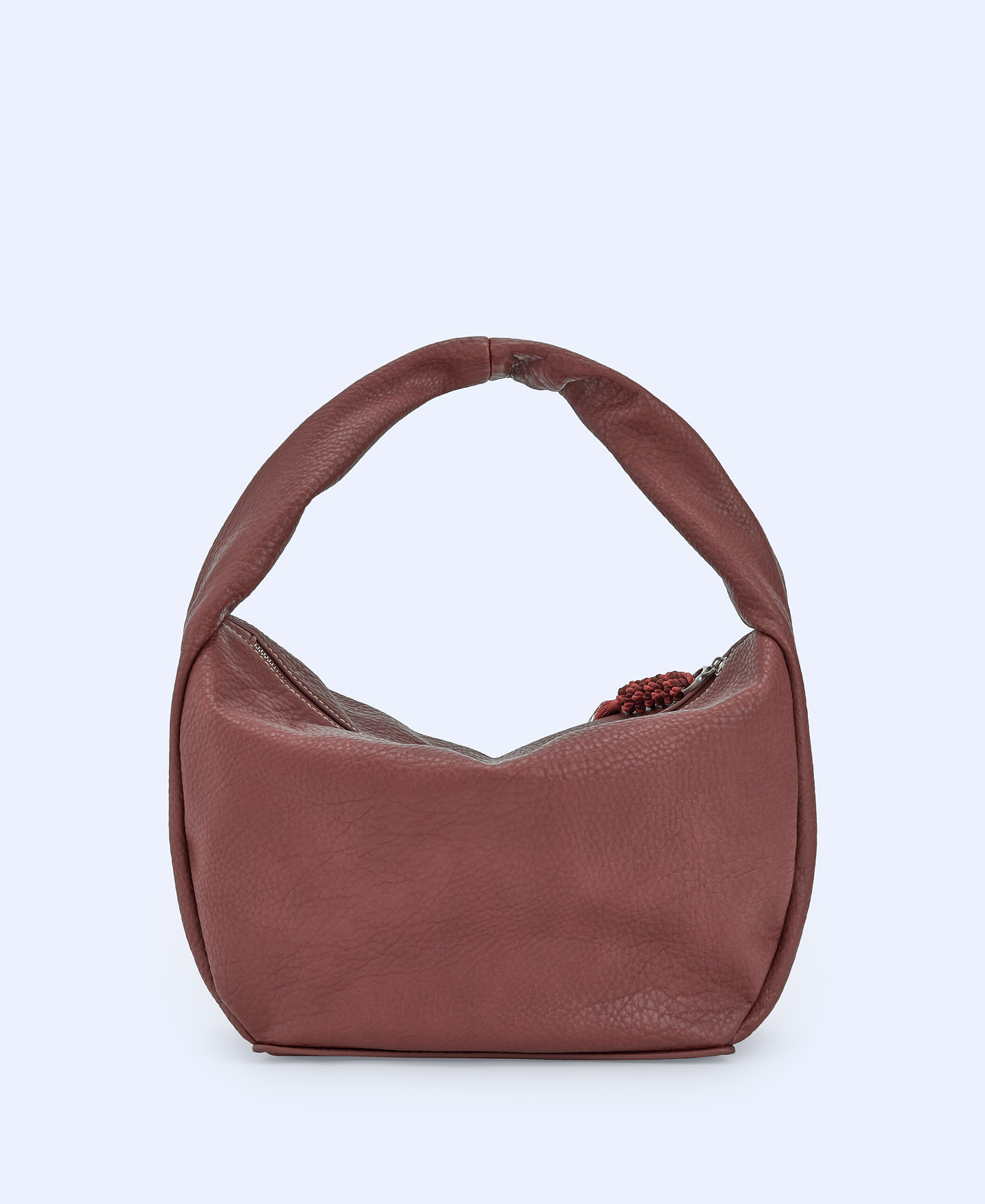 Grain texture big hobo bag image number 1