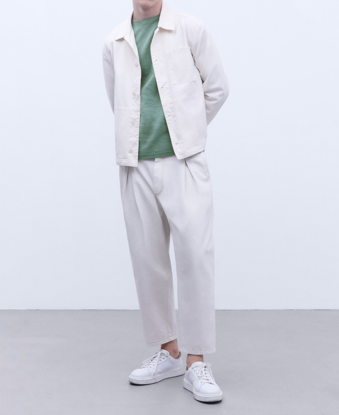Cotton long sleeve t-shirt image number 1