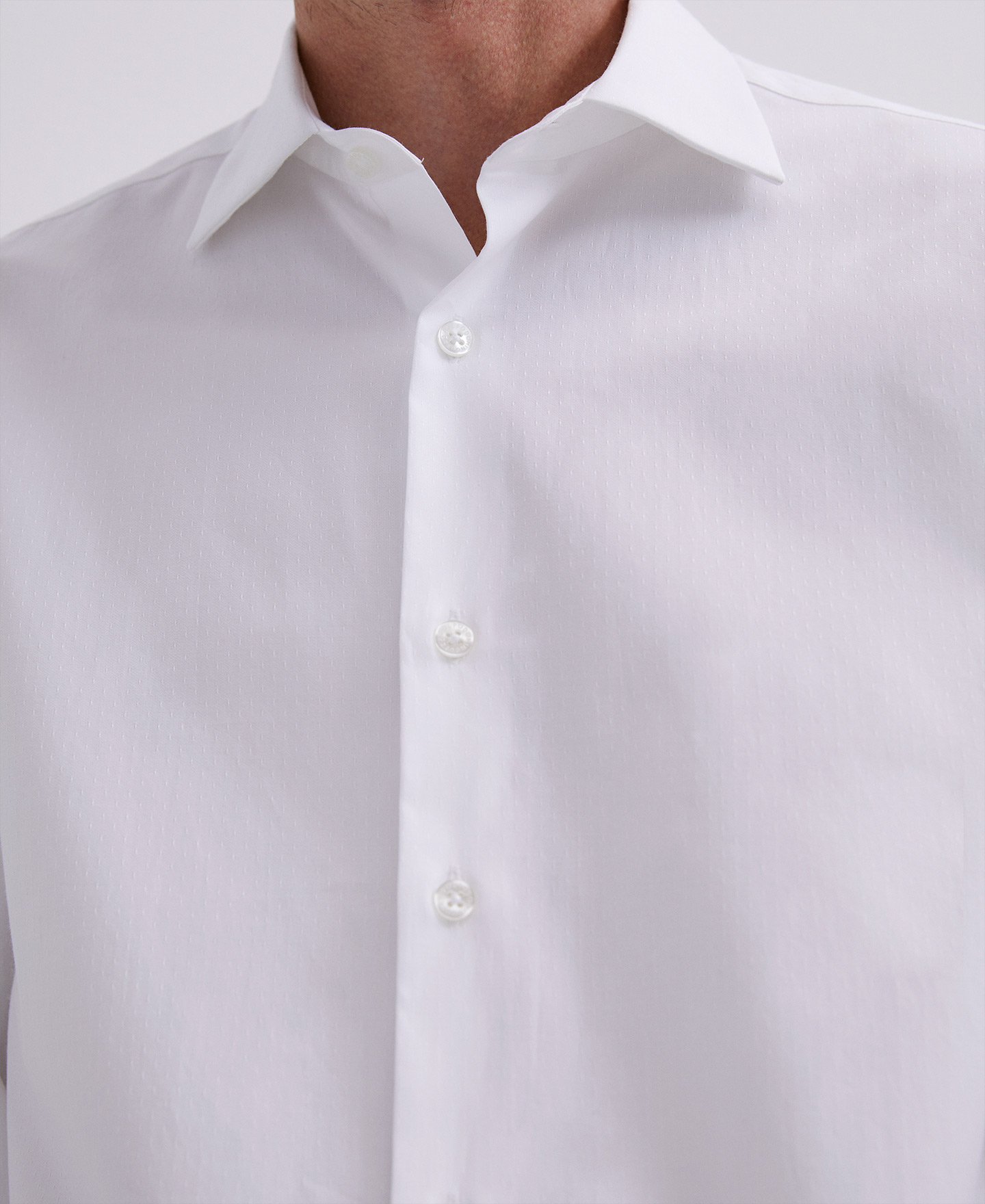 Camisa sastre en algodón image number 1