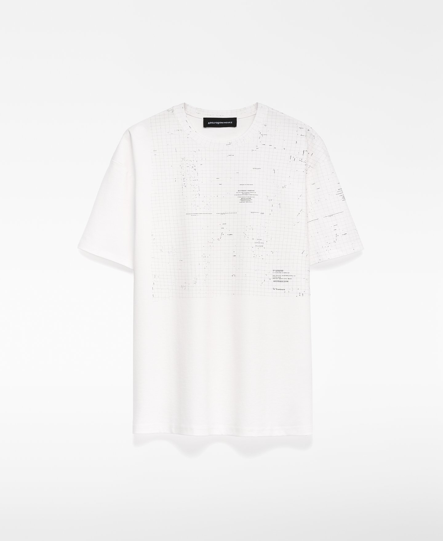 Map-printed T-shirt man image number 0