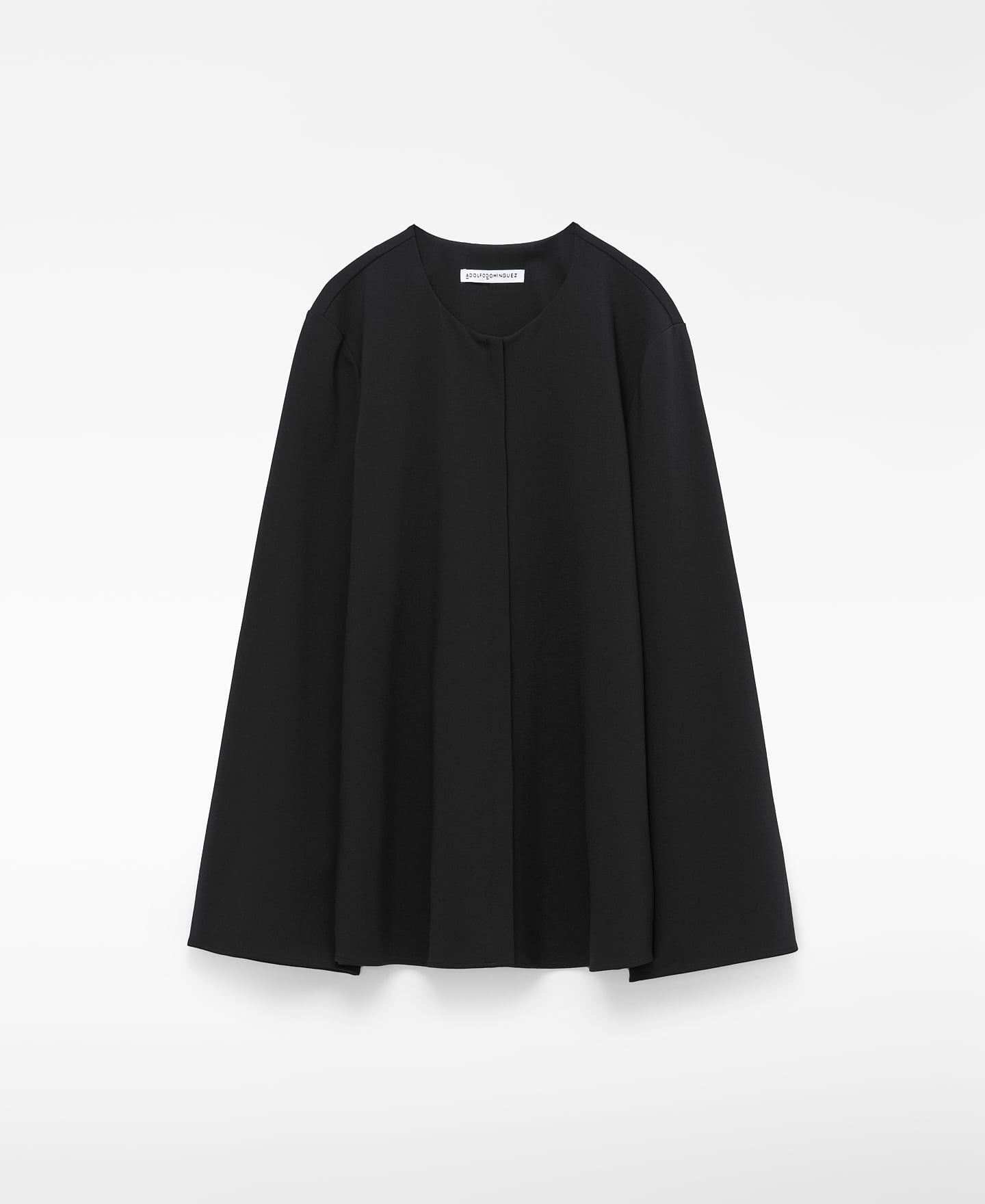 A-line top with concealed button closure image number 4