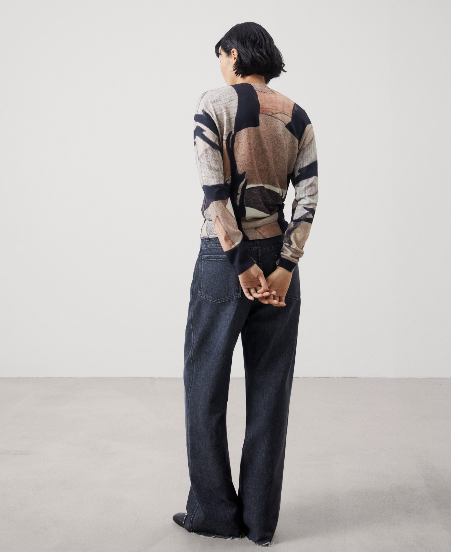 Viscose and nylon sweater image number 2
