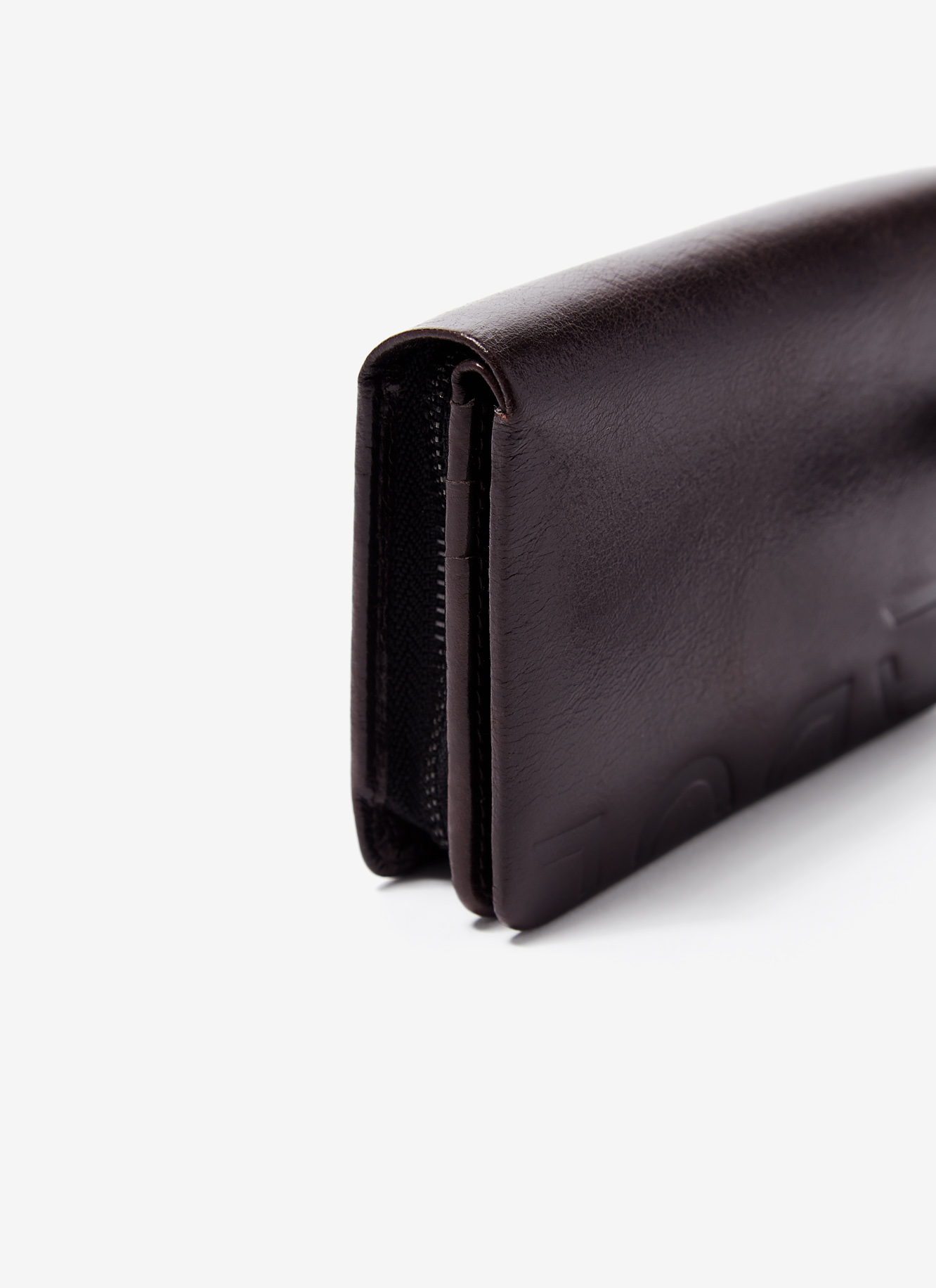 Crackled leather small wallet image number 1
