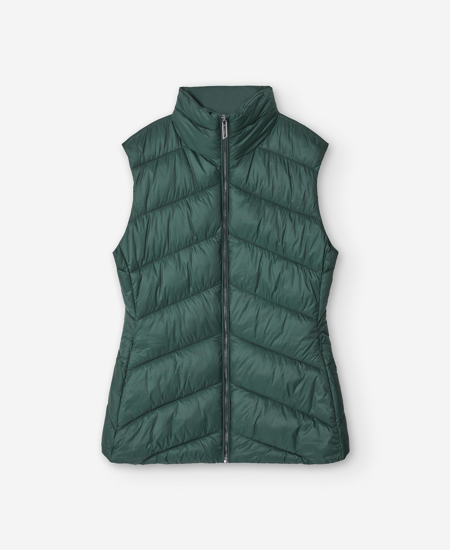 Tight-fitting padded waistcoat for women image number 4
