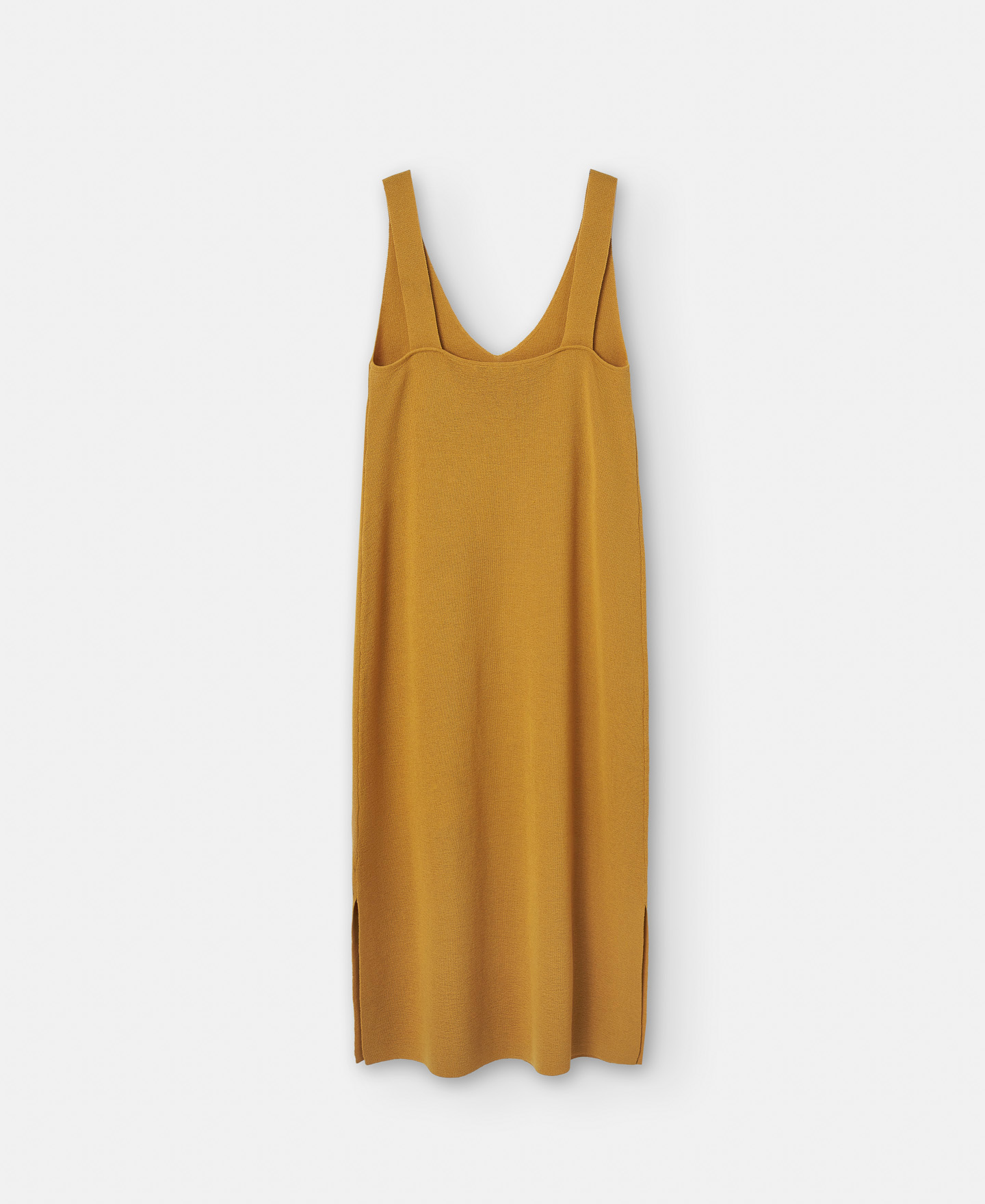 V-neck knit dress image number 5