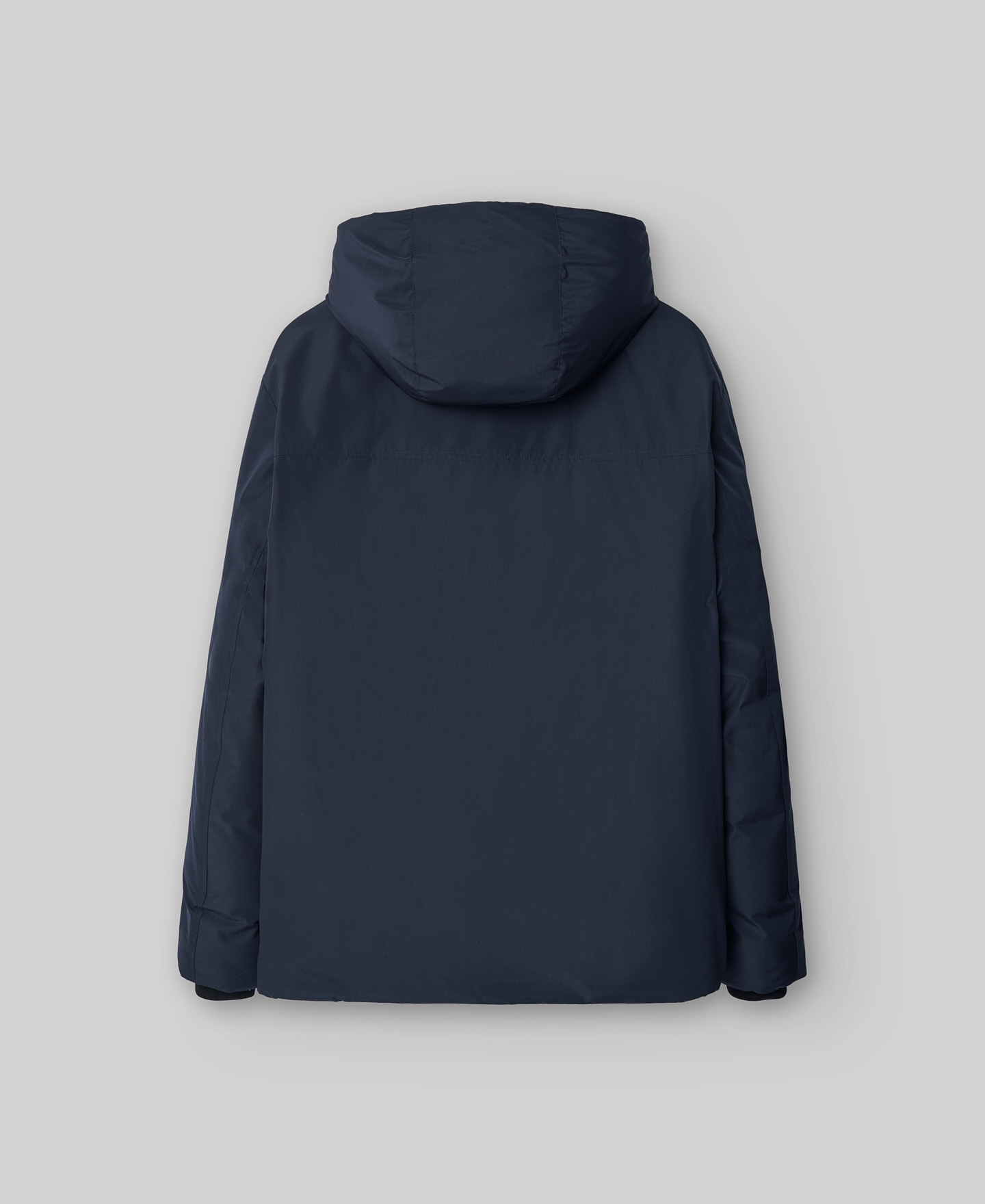 Navy blue padded parka man image number 5