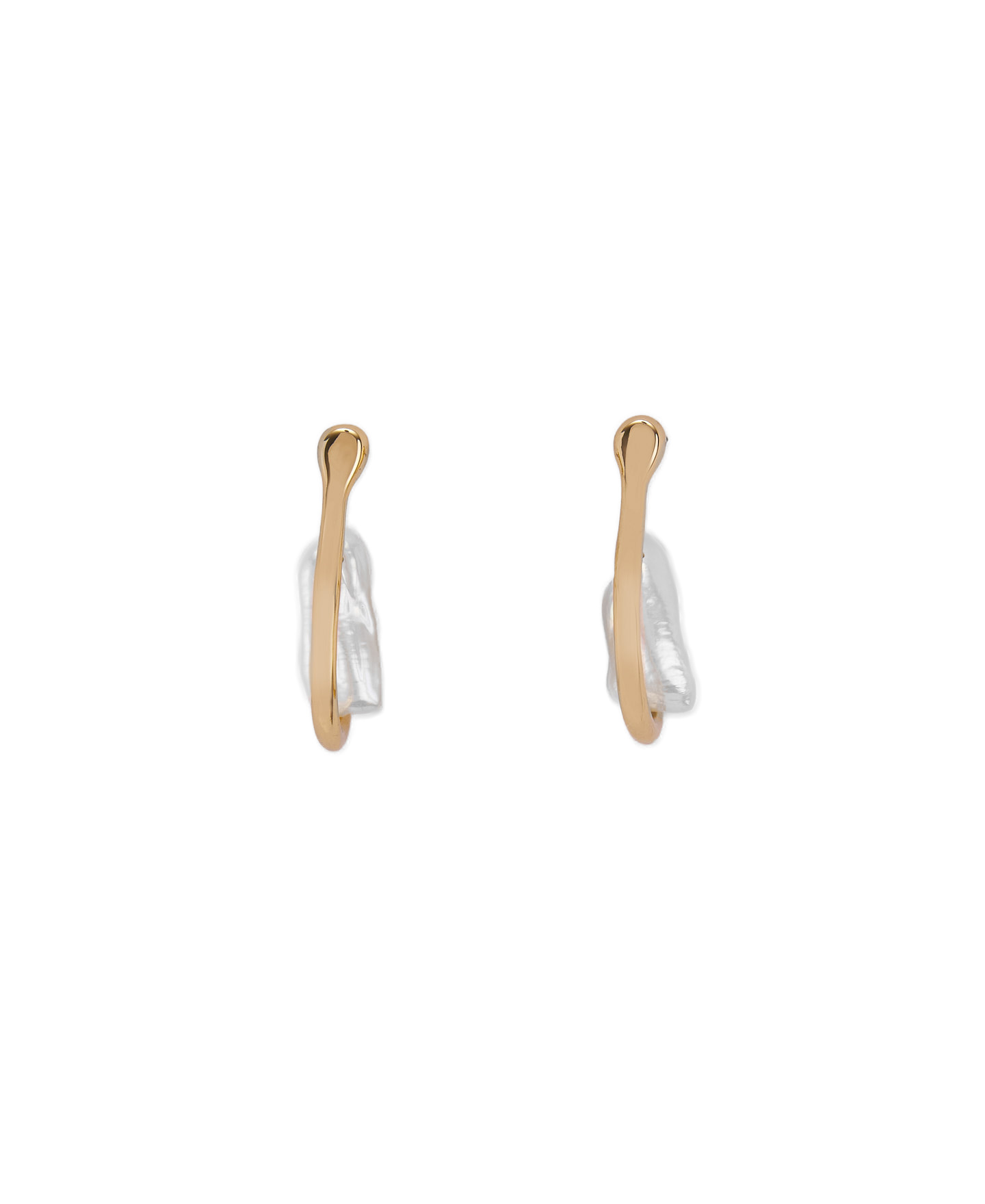 Aros con perla central mujer image number 0