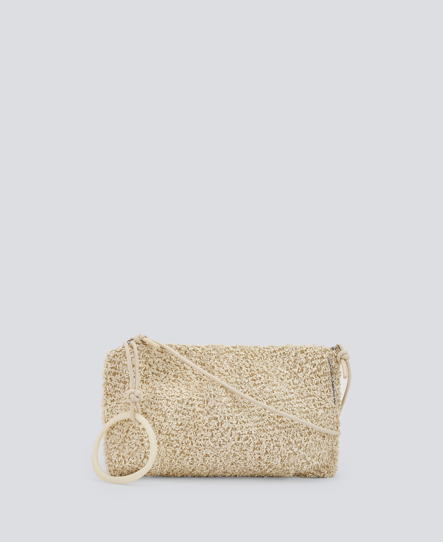 Bolso trenzado con textura mujer image number 0