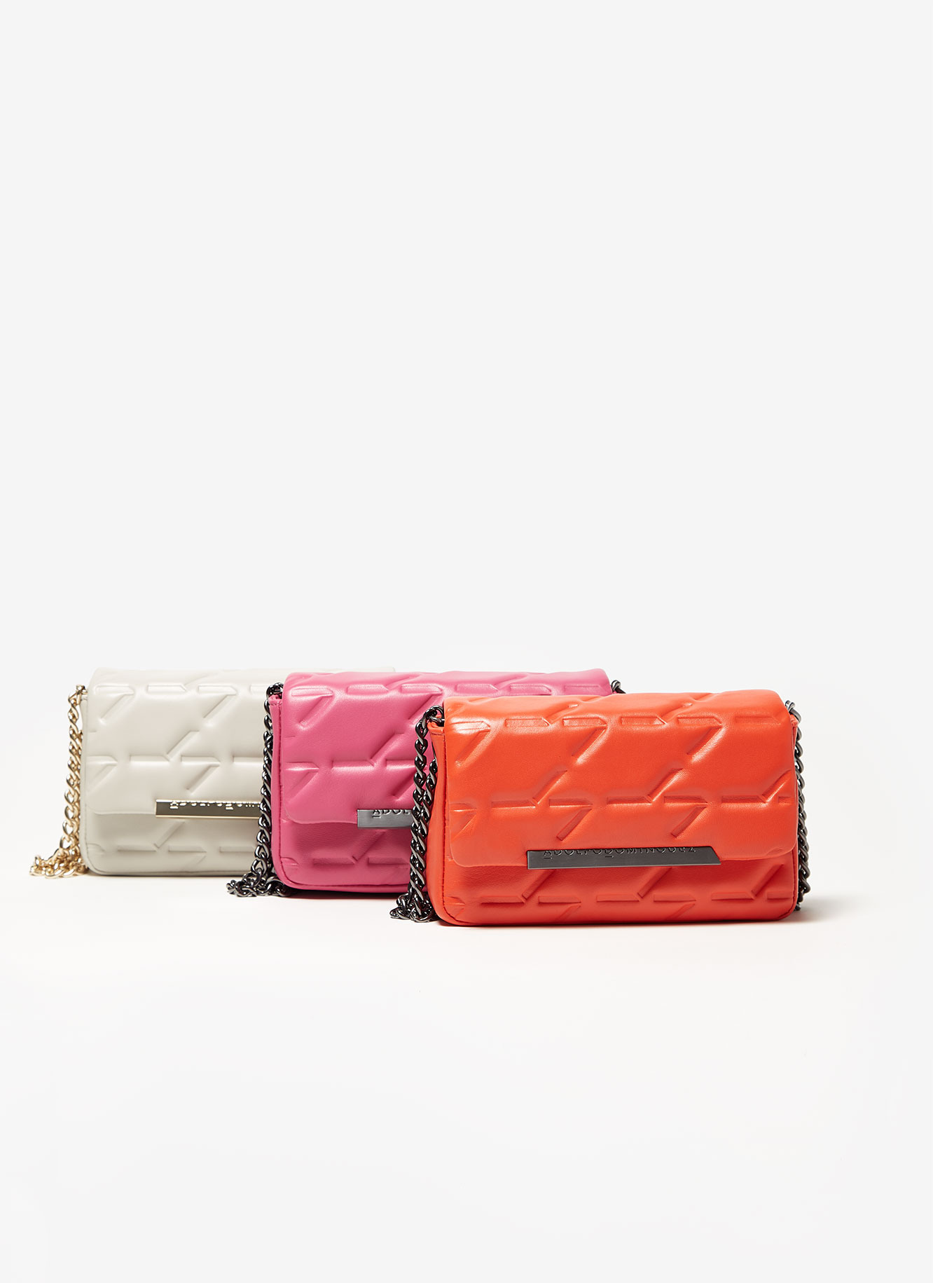 Small quilted leather flapped bag image number 5