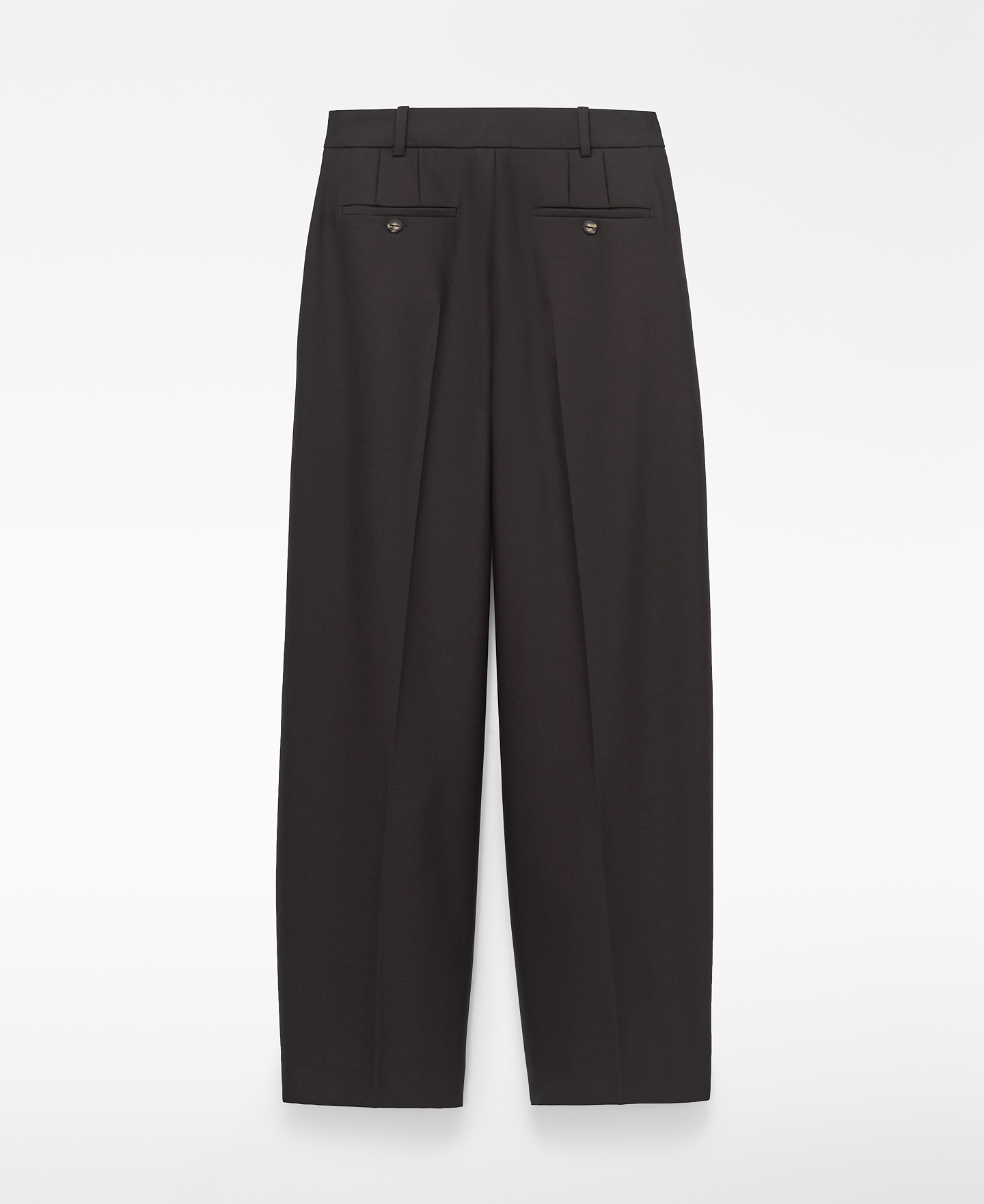 Rounded leg tailored trousers image number 5