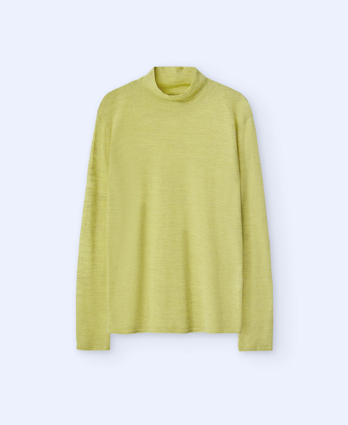 Linen and alpaca wool fabric sweater image number 4