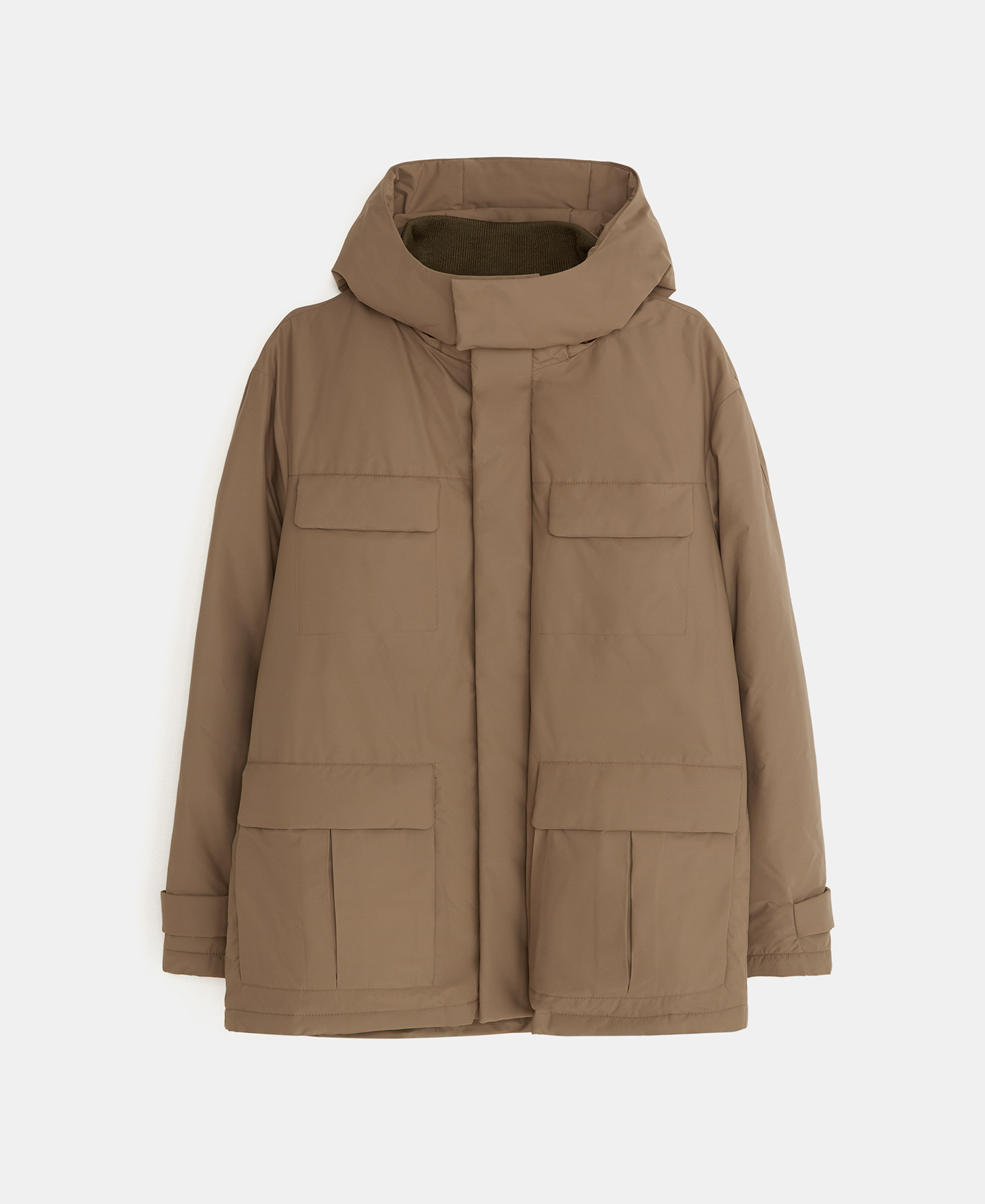 Parka en nylon acolchado image number 4