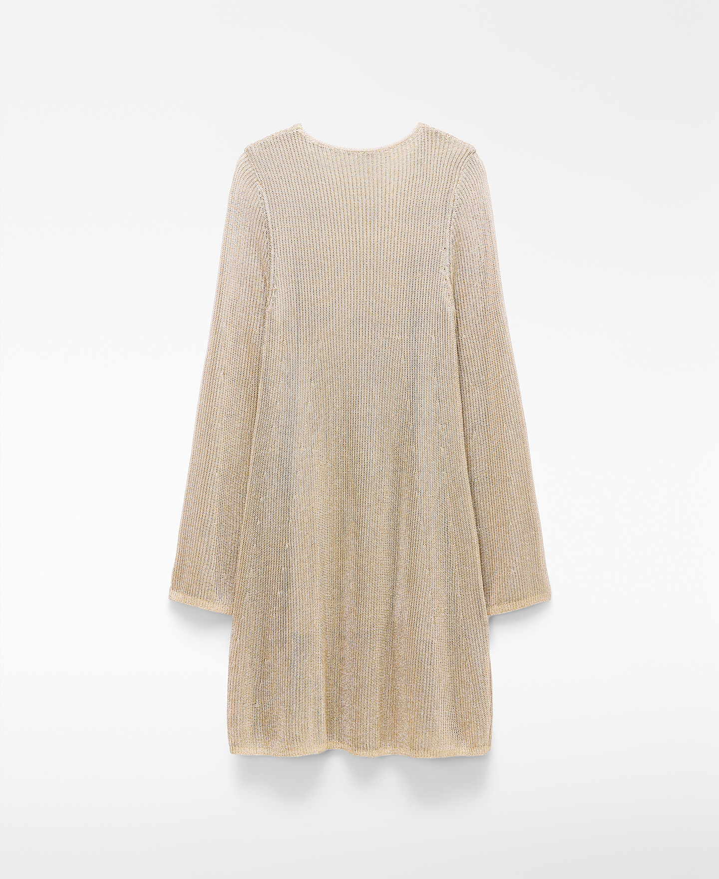 Vestido curto em malha metalizada image number 5