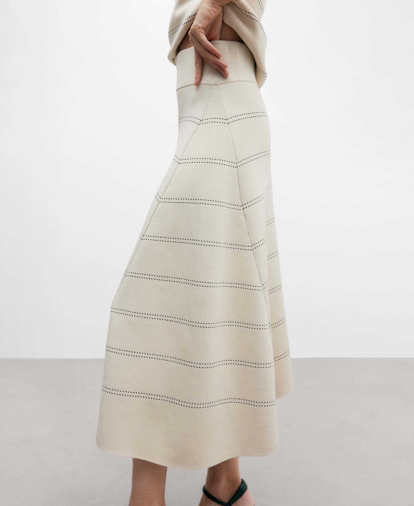 Godet skirt woman image number 3