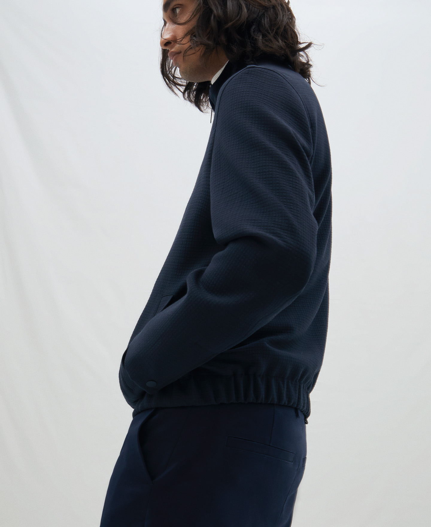 Turtleneck cardigan image number 4