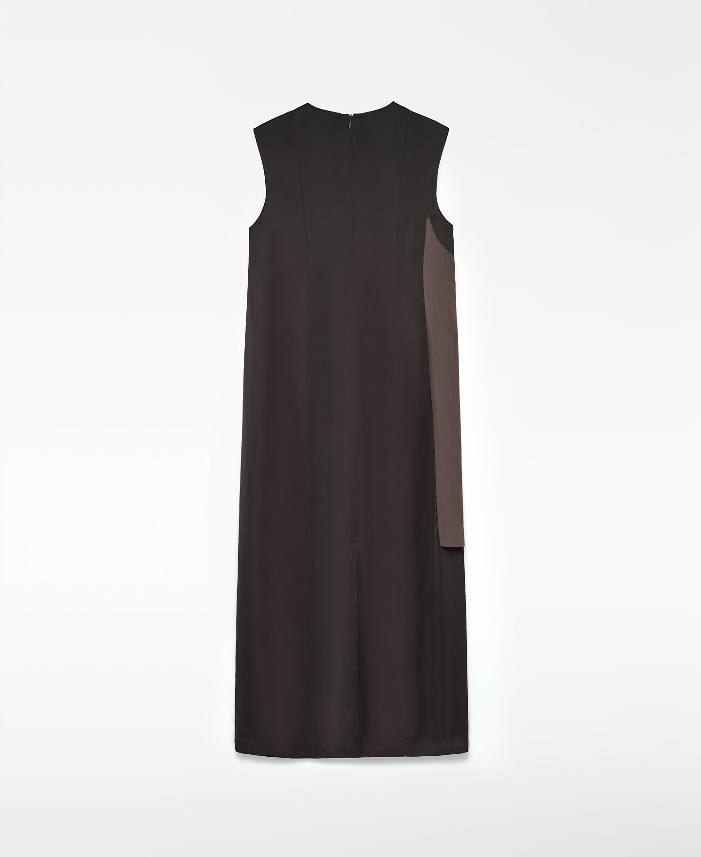 Midi dress with overlay pieces woman image number 5